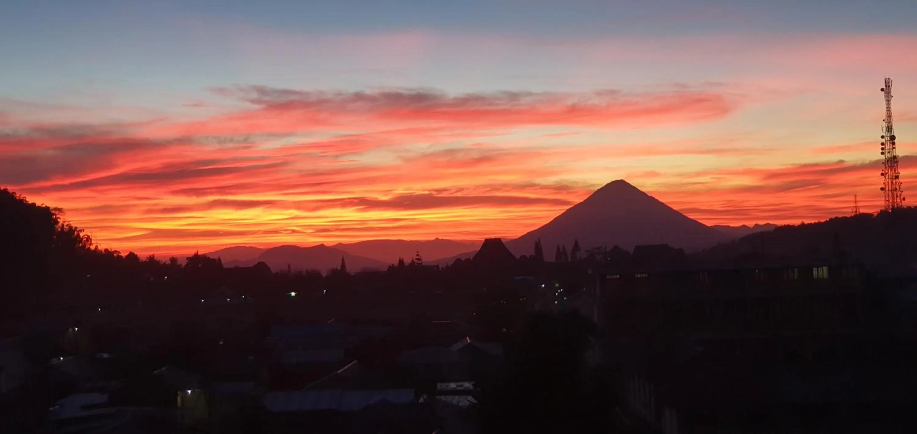 Mountain view in Bajawa-Roo Hotel