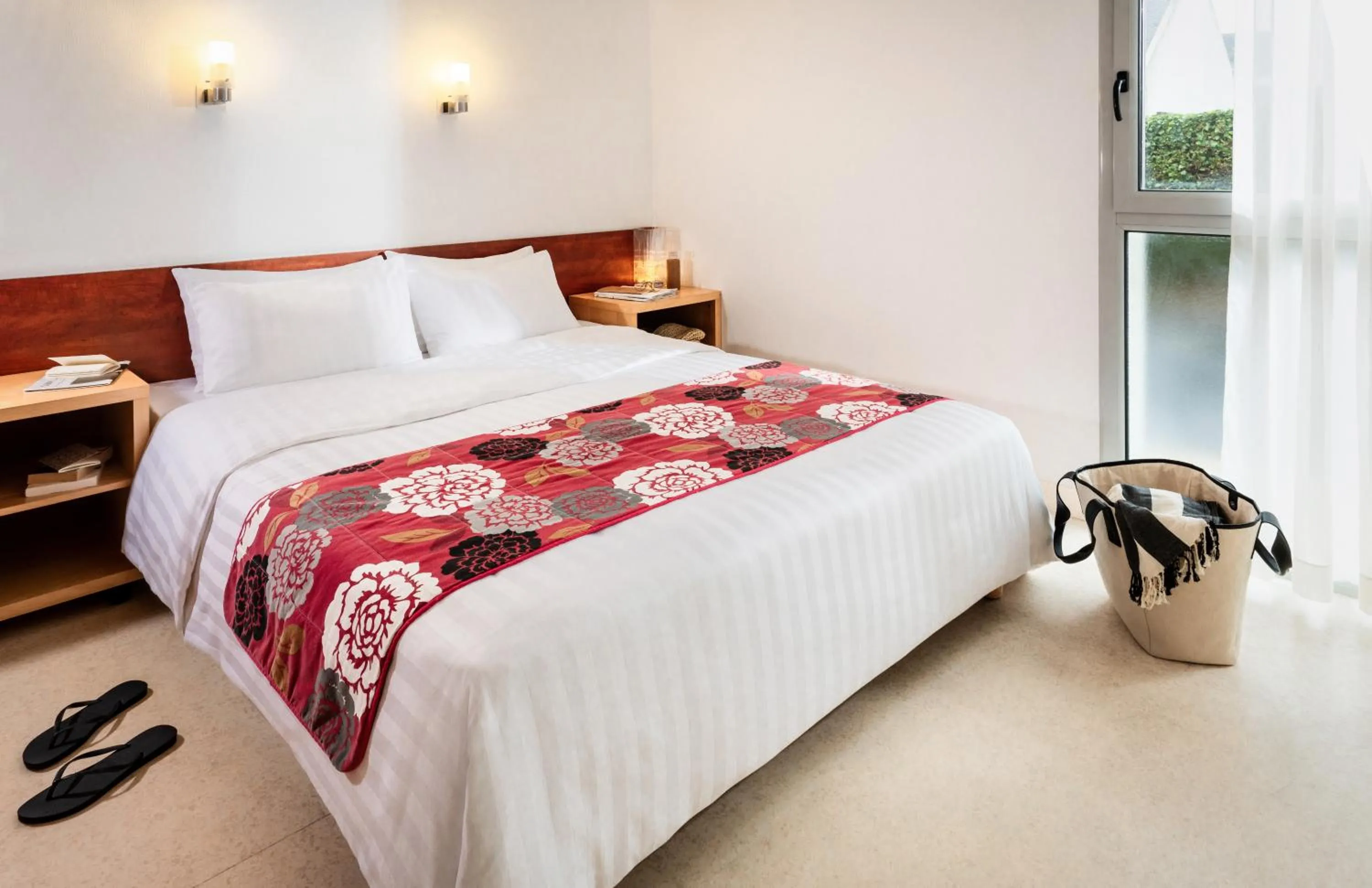 Bed in Résidences Valdys Thalasso & Spa de Rockroum