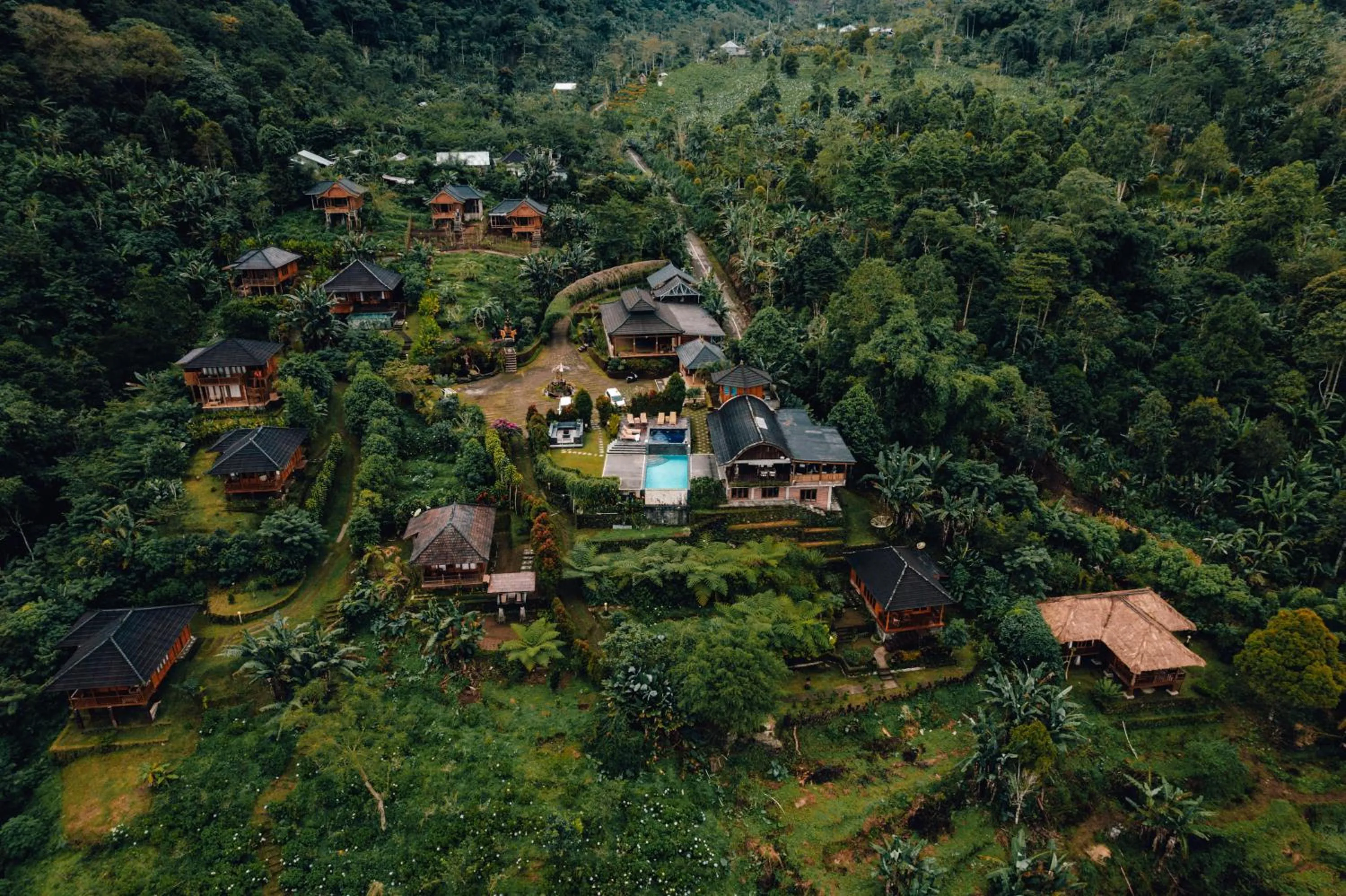 Property building in Munduk Menir Villas