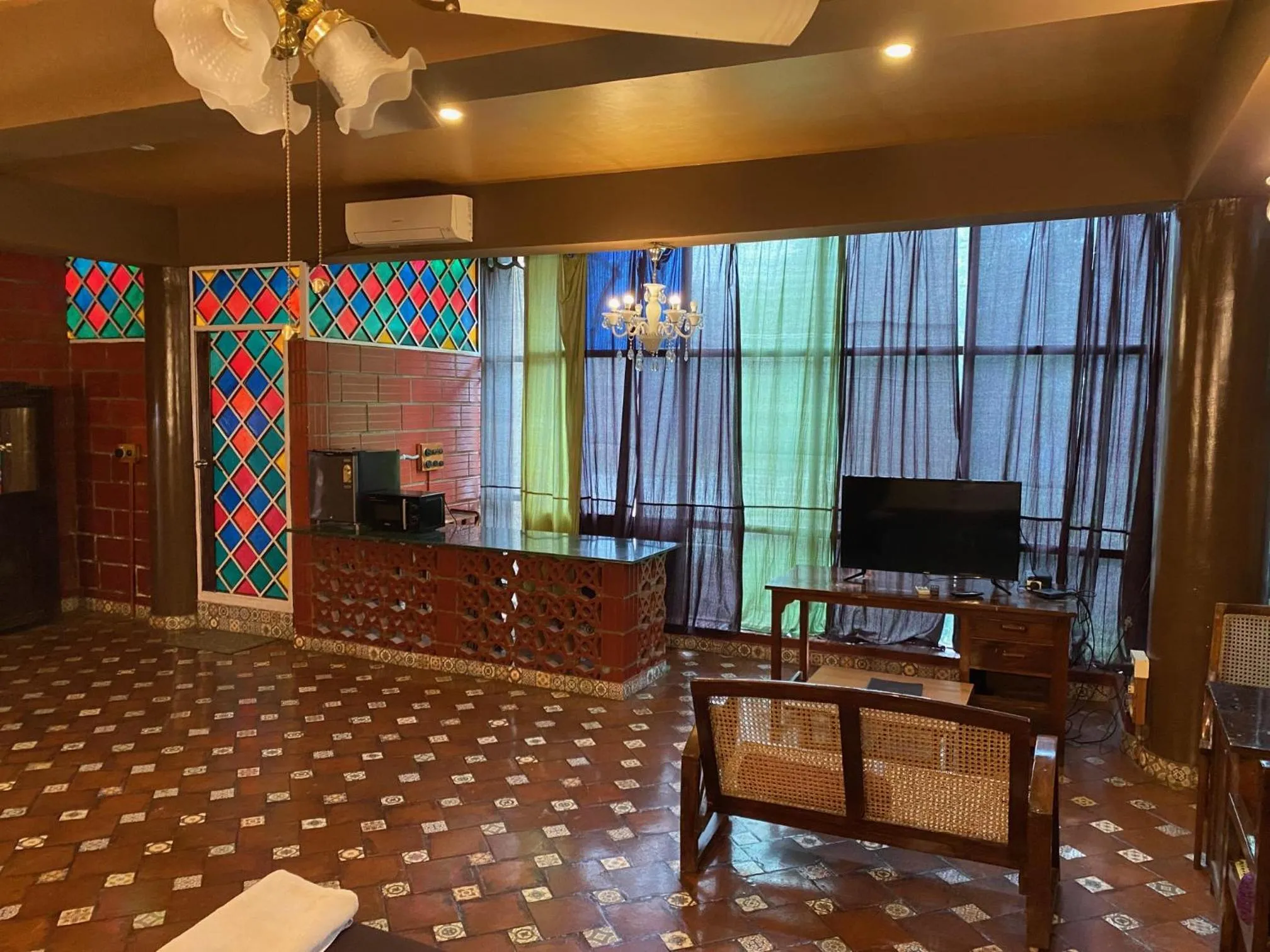 Bedroom in Golden Lotus Bangalore Boutique Suites