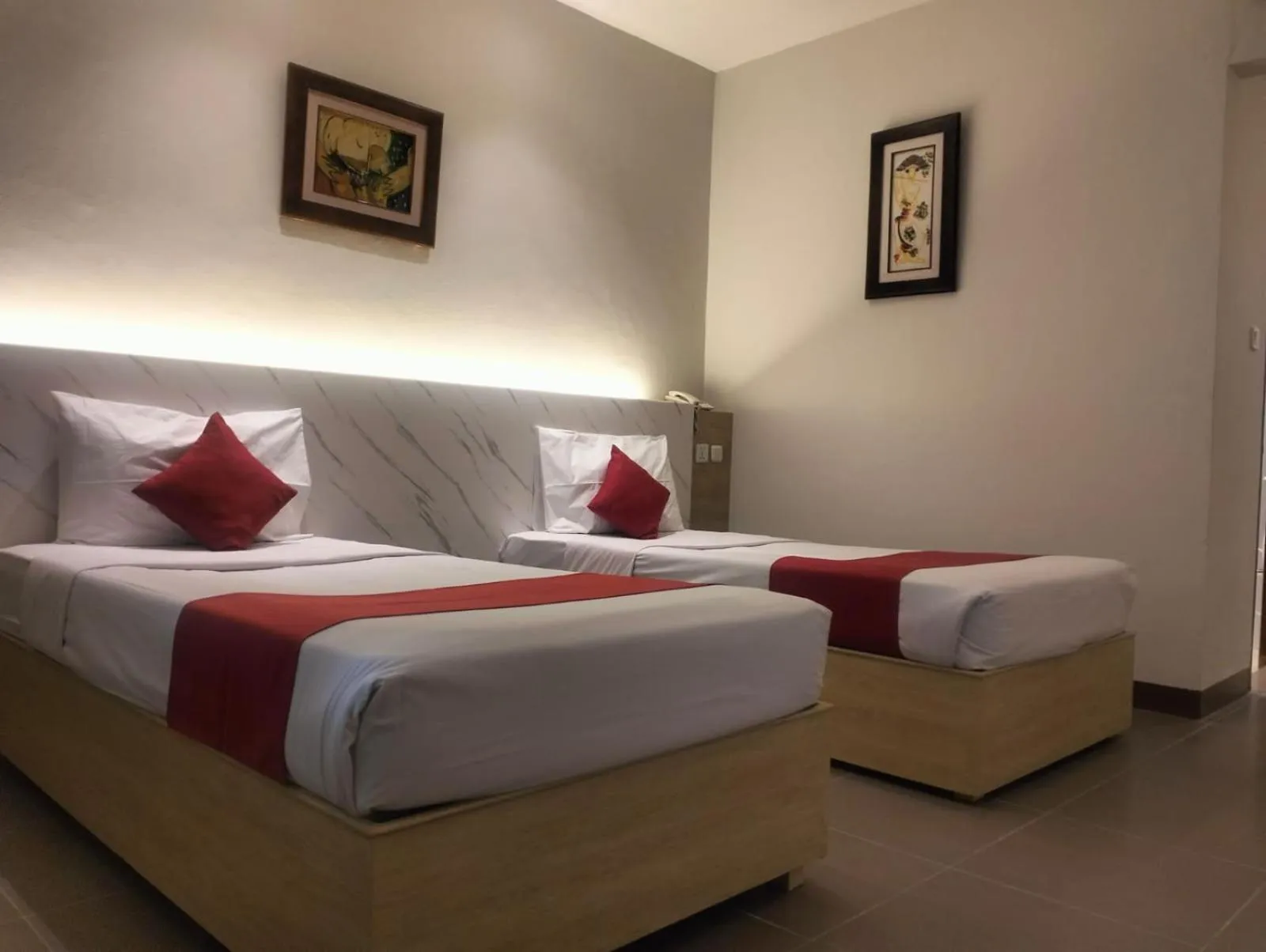 Bed in Mutiara Hotel and Convention