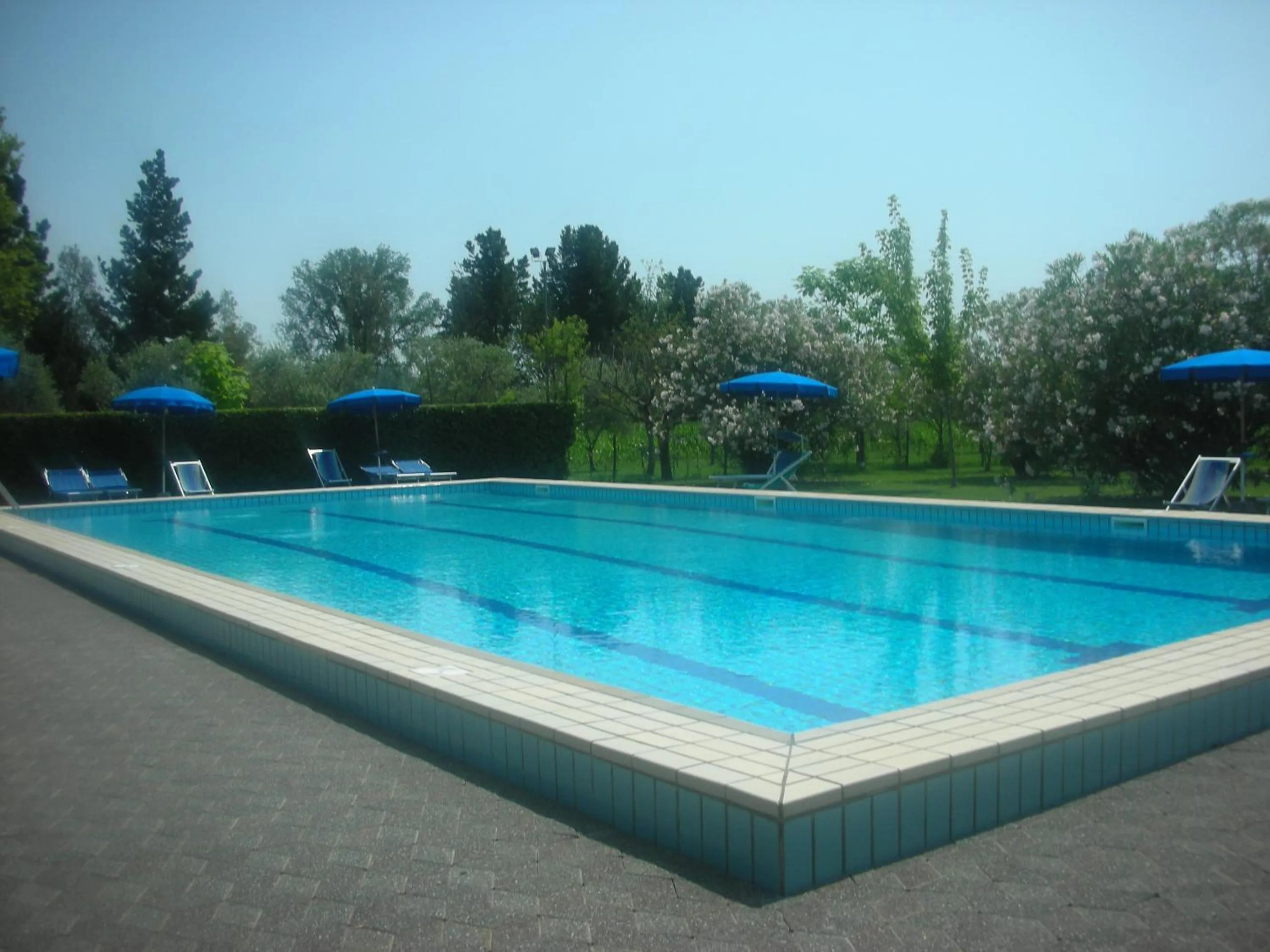 Pool view in B&B Da Pio