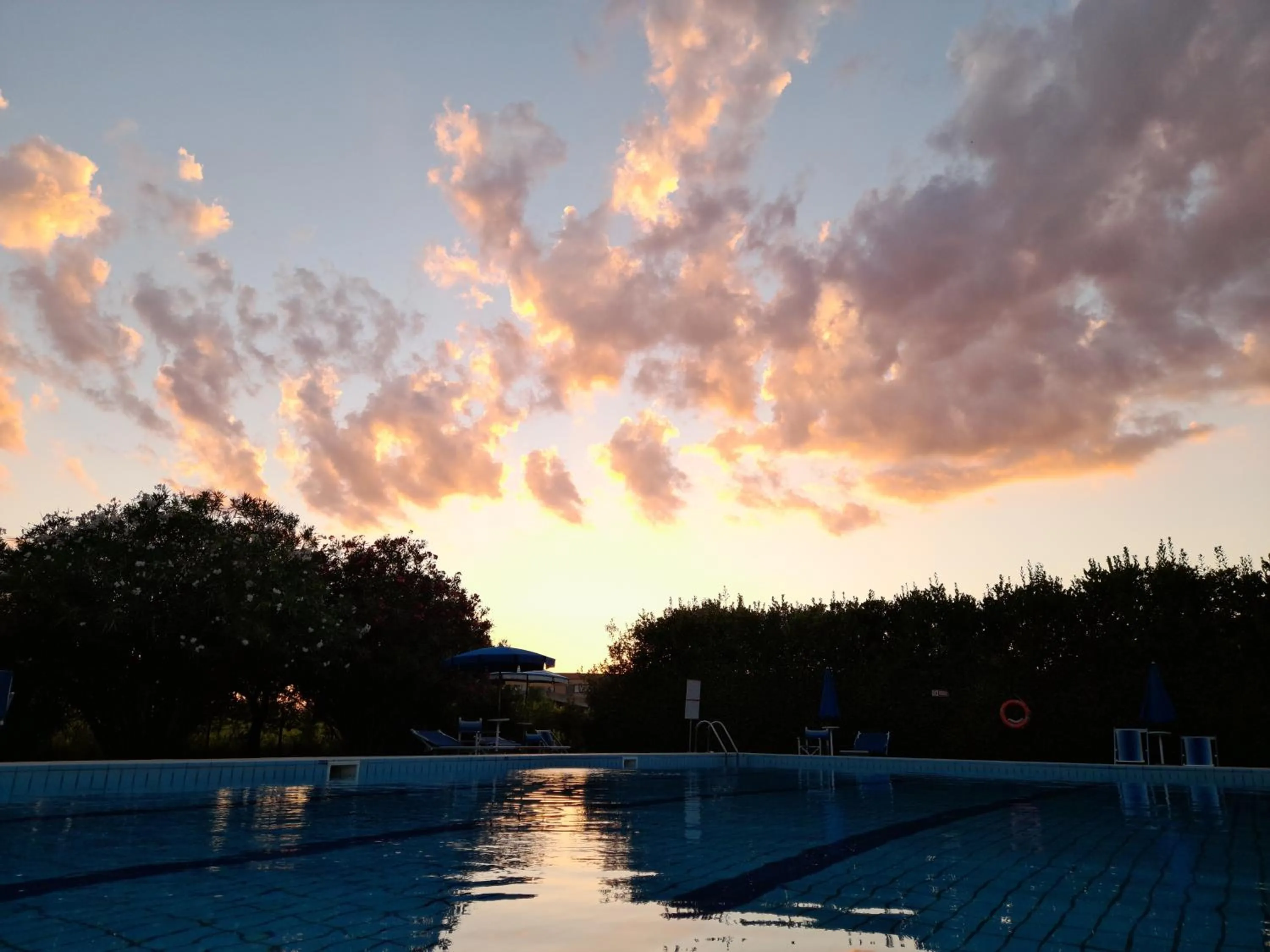 Sunset in B&B Da Pio