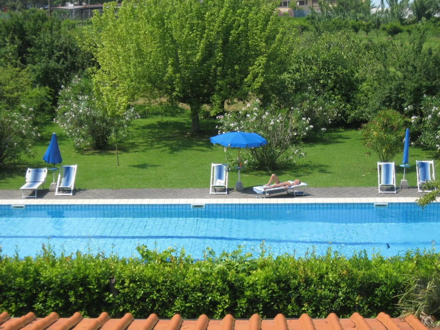 Swimming pool in B&B Da Pio