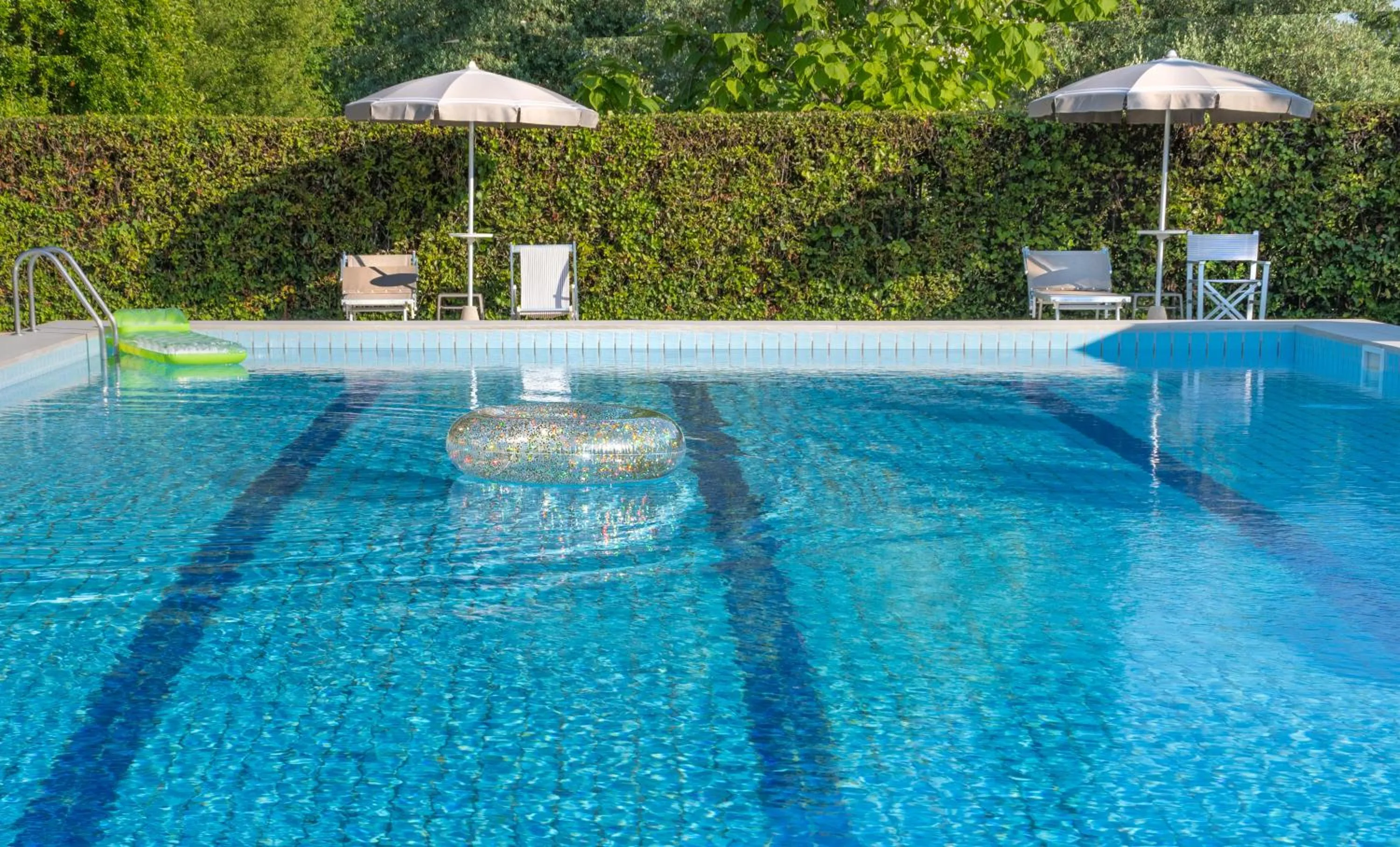 Pool view in B&B Da Pio