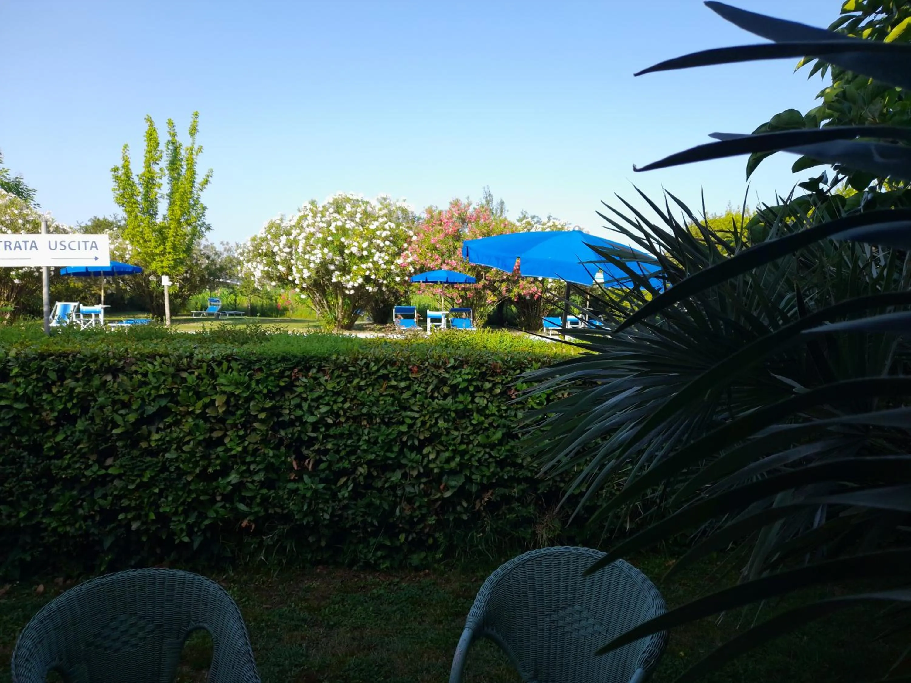 Garden in B&B Da Pio