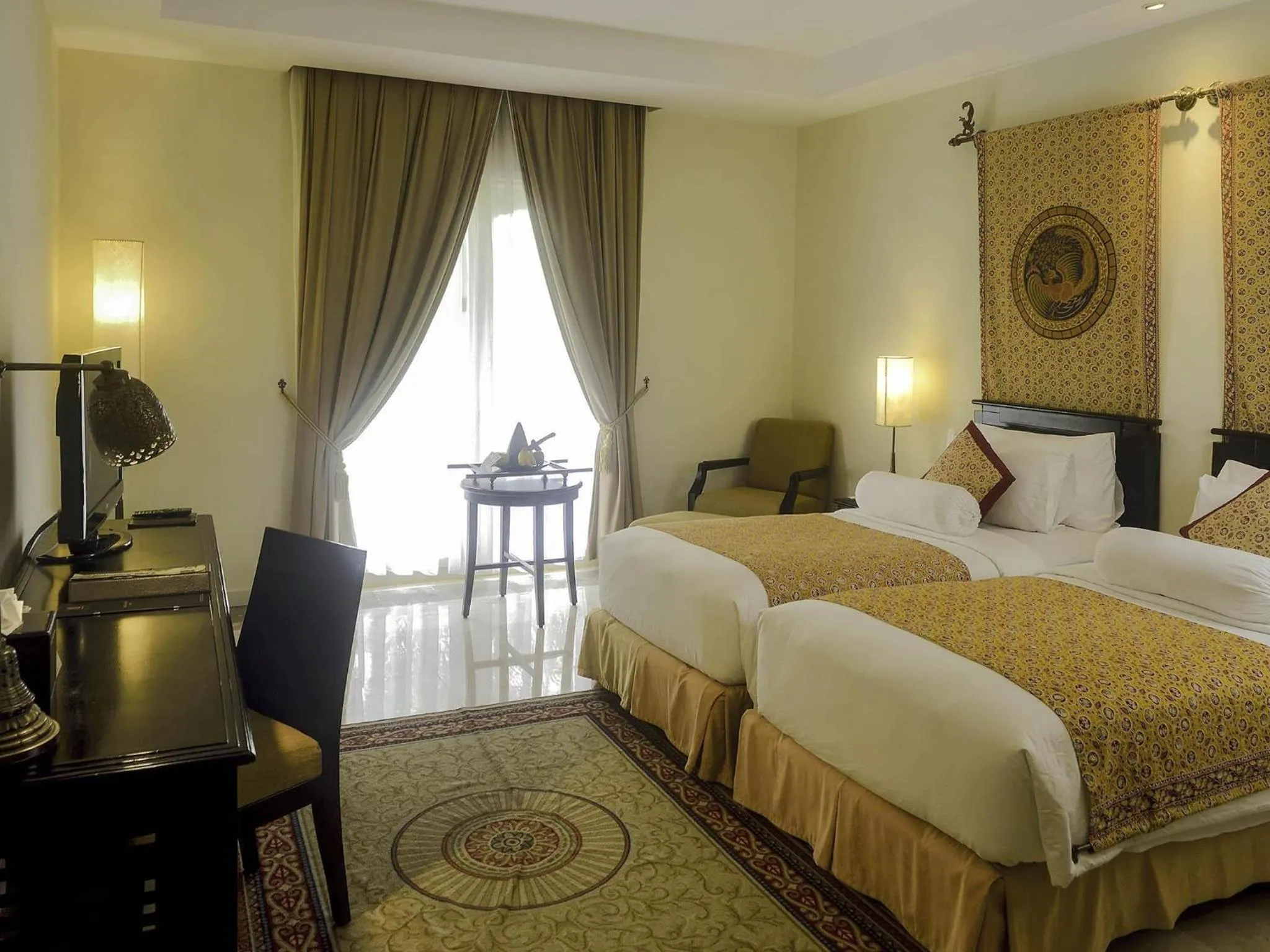 Bedroom, Bed in The Phoenix Hotel Yogyakarta - Handwritten Collection