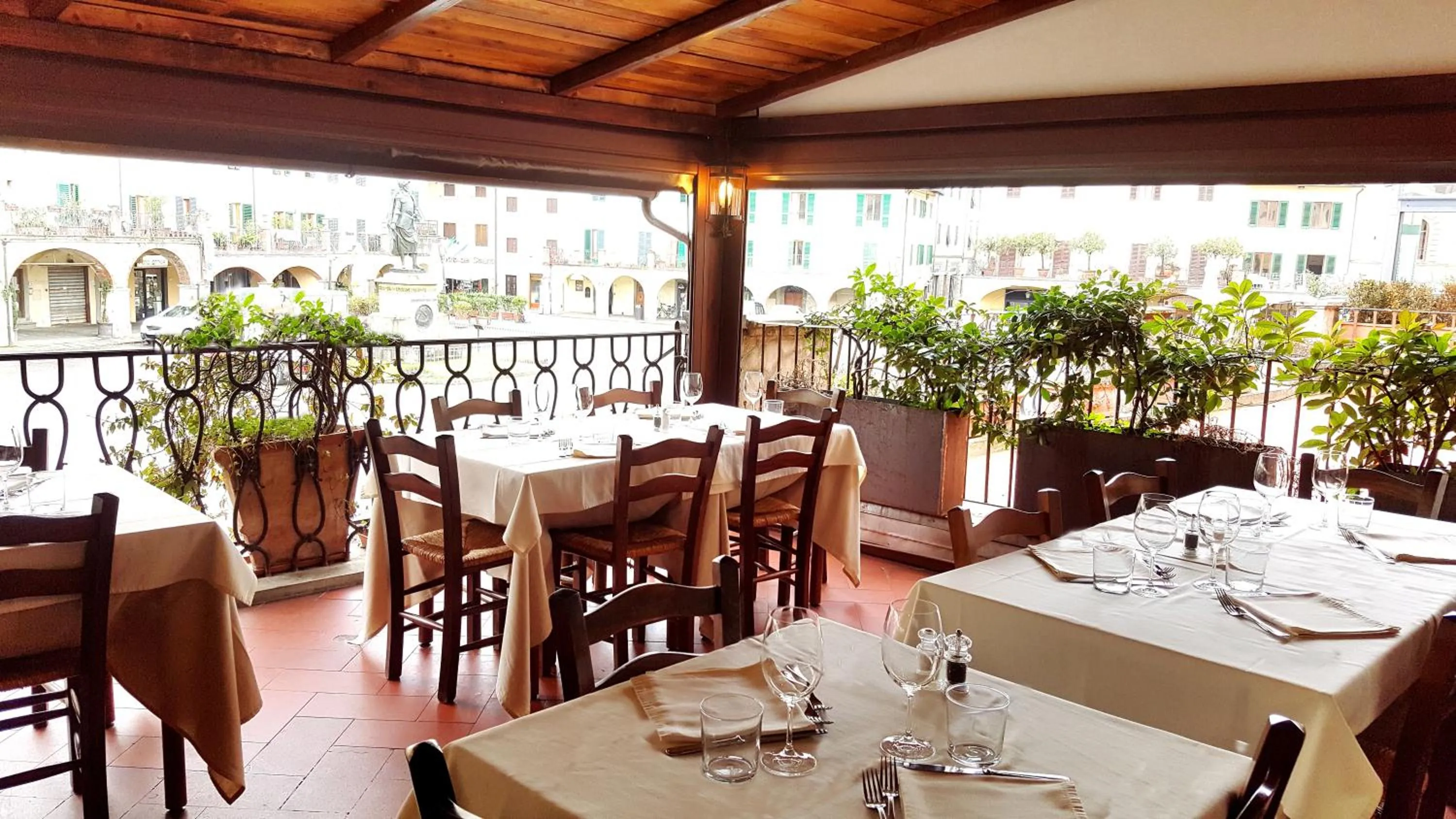 Balcony/Terrace in Albergo Giovanni Da Verrazzano