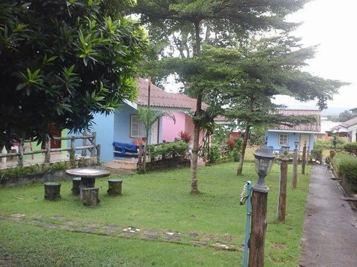 Garden view in Dahla House Ranong