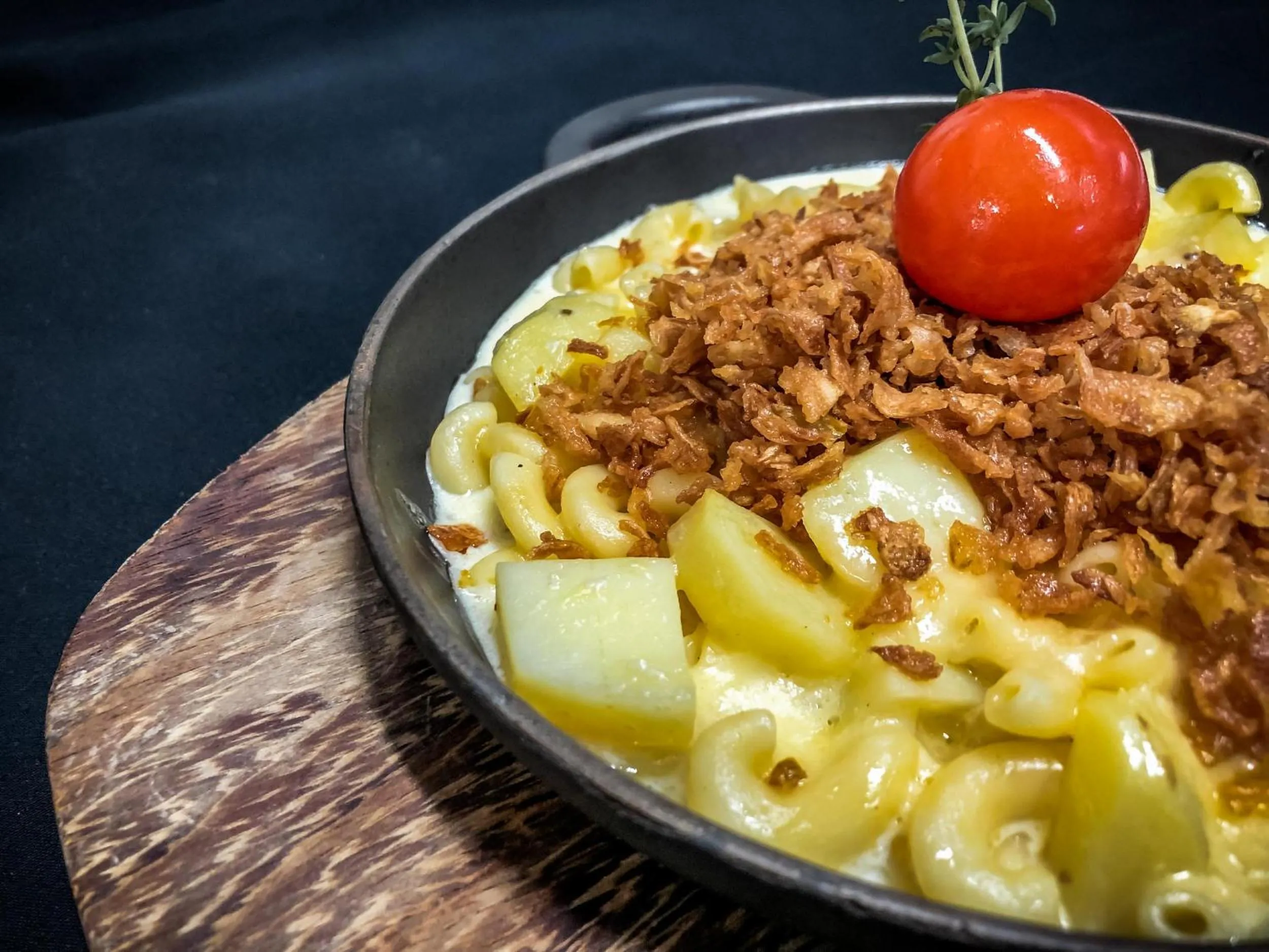 Food close-up in Hotel Alpenland