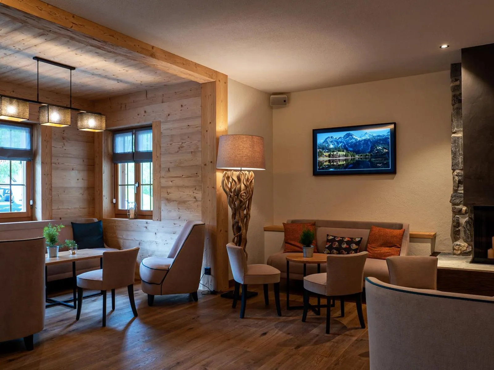 Living room in Hotel Alpenland