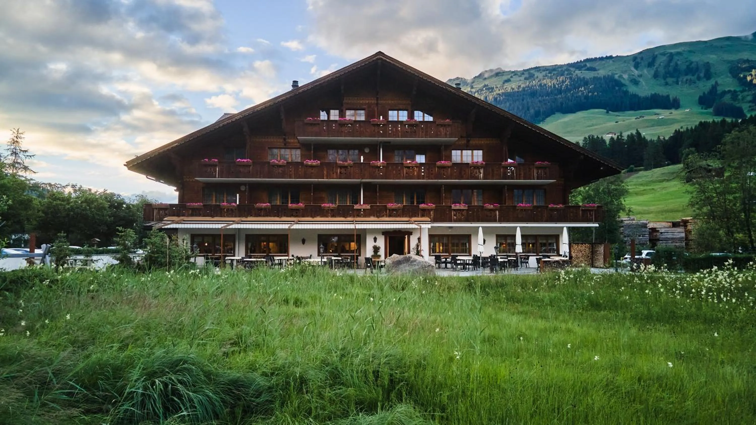 Property building in Hotel Alpenland