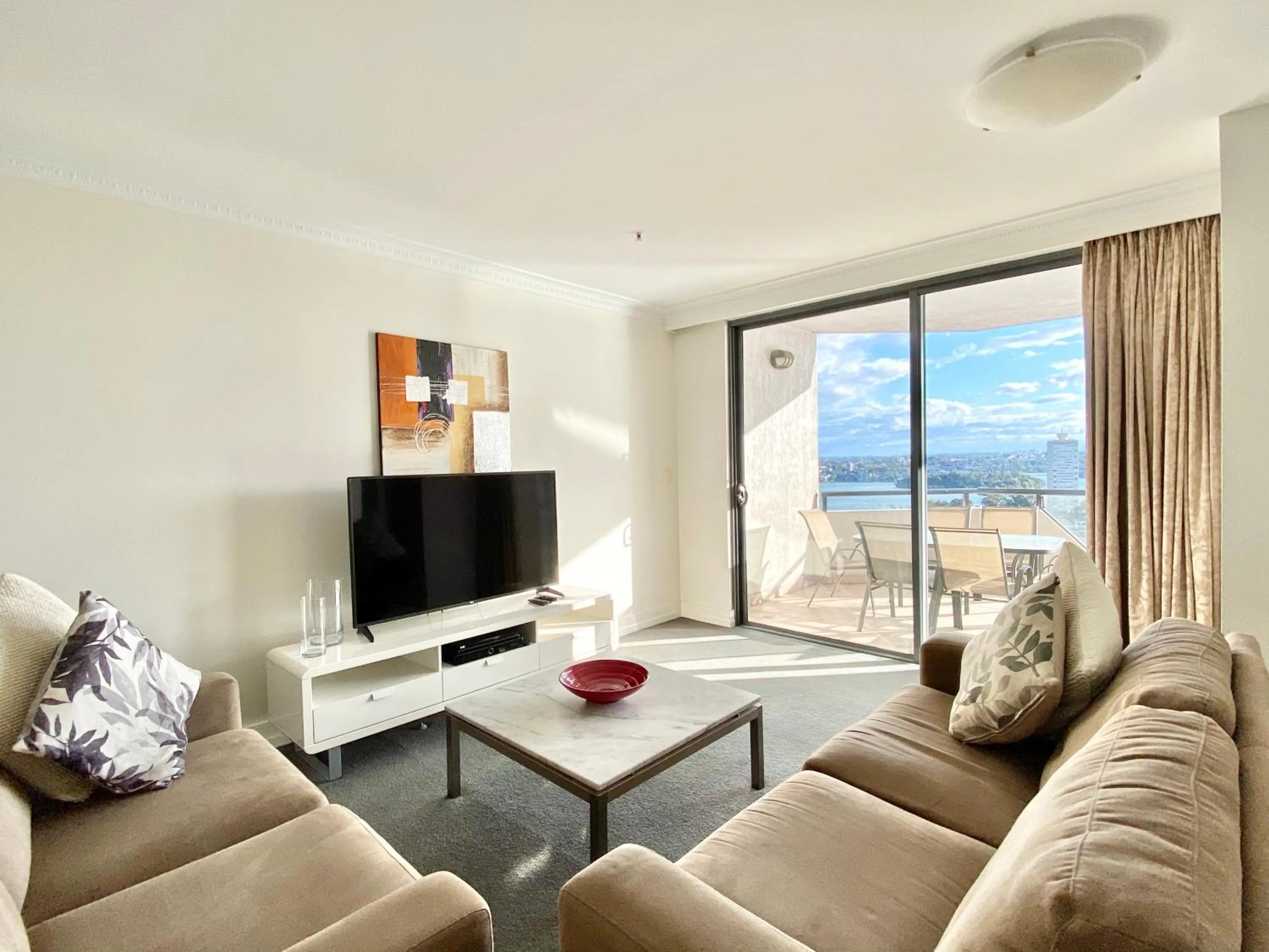Living room in Milson Serviced Apartments