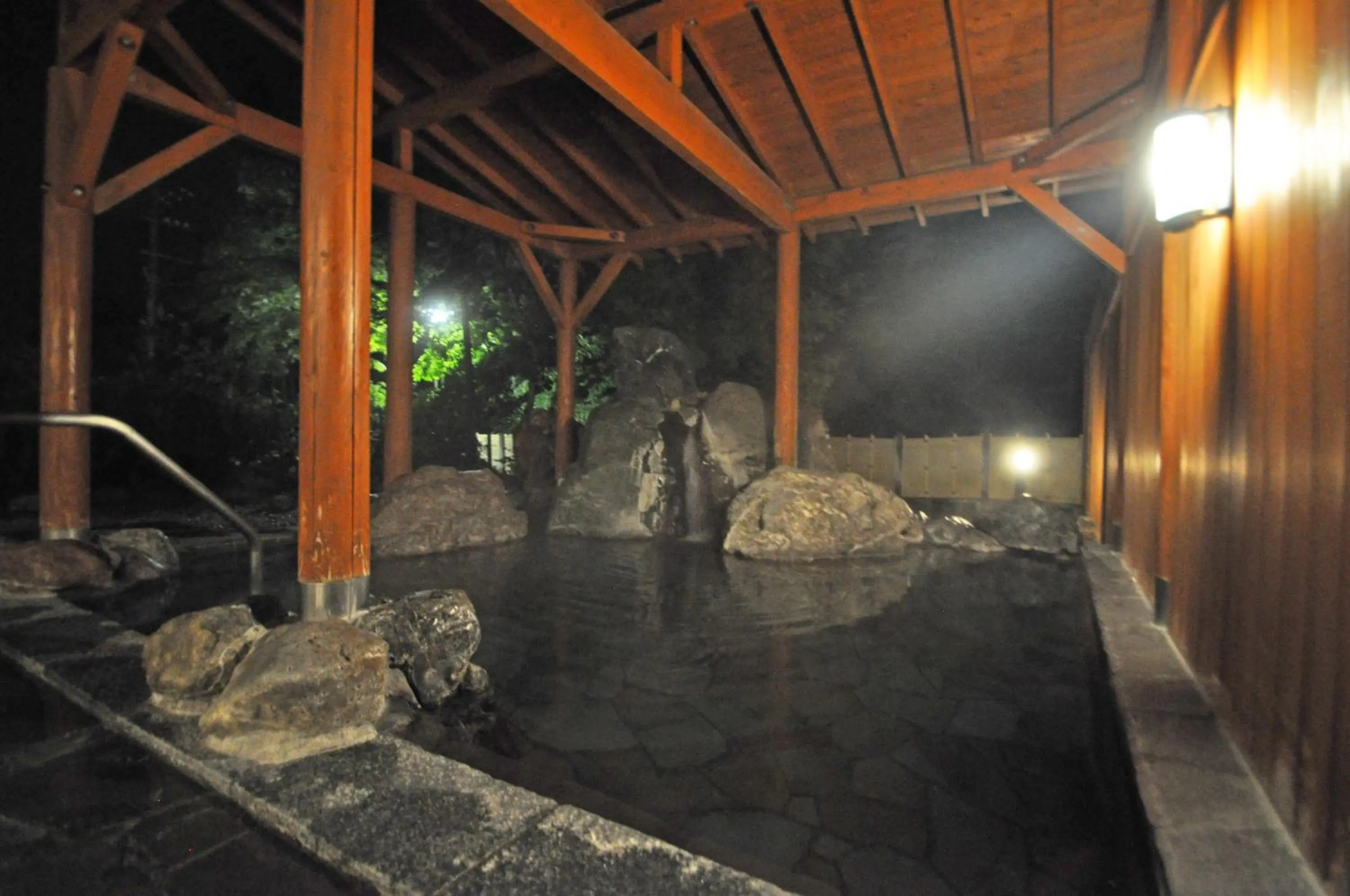 Open Air Bath in Kobushi no Yu Atsuma