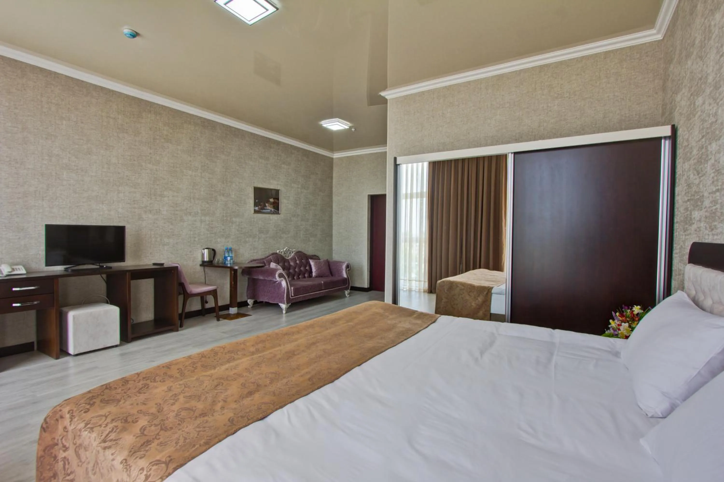 Property building, Bed in Karagat Hotel