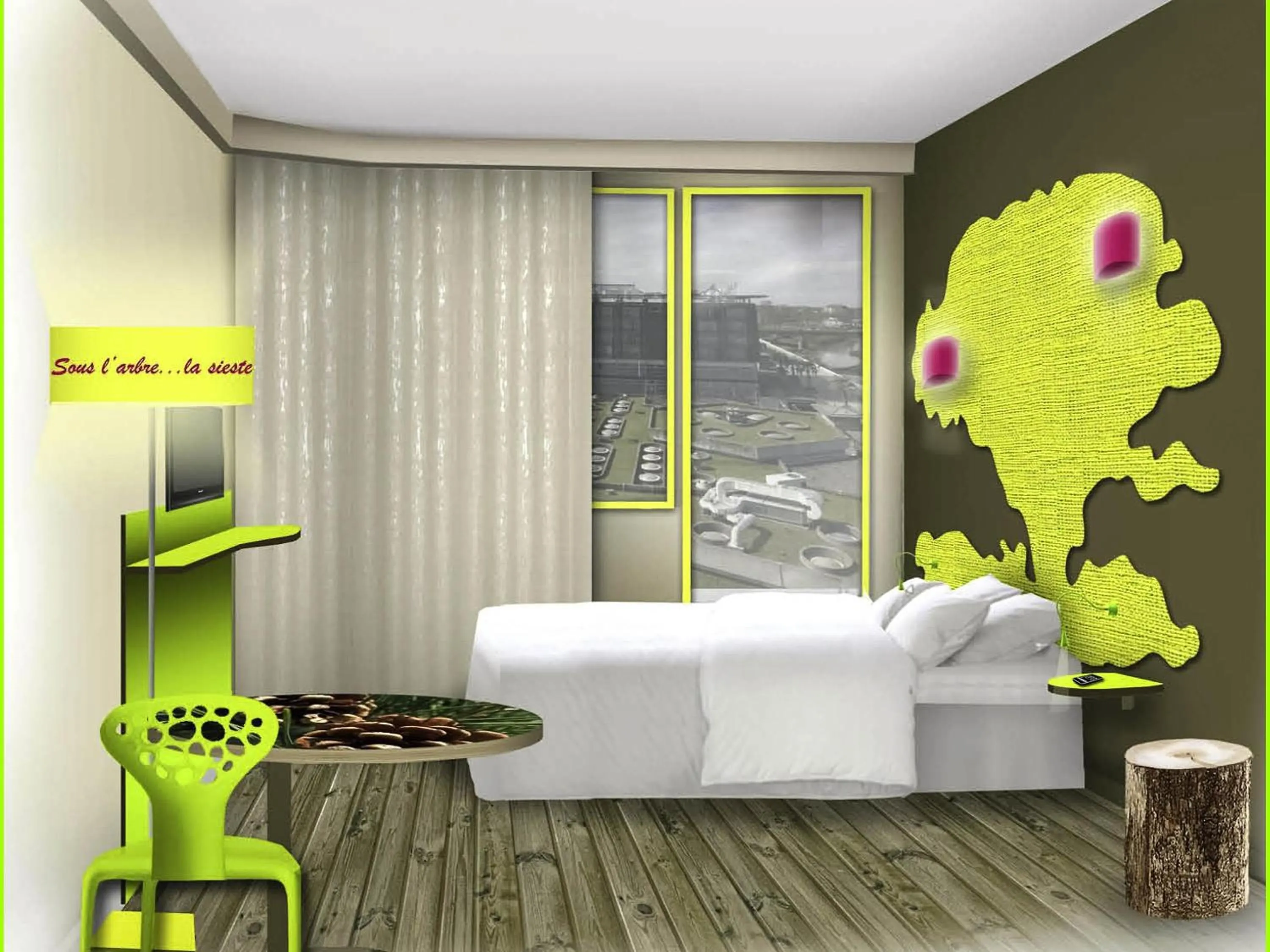 Bedroom in ibis styles Dax Centre