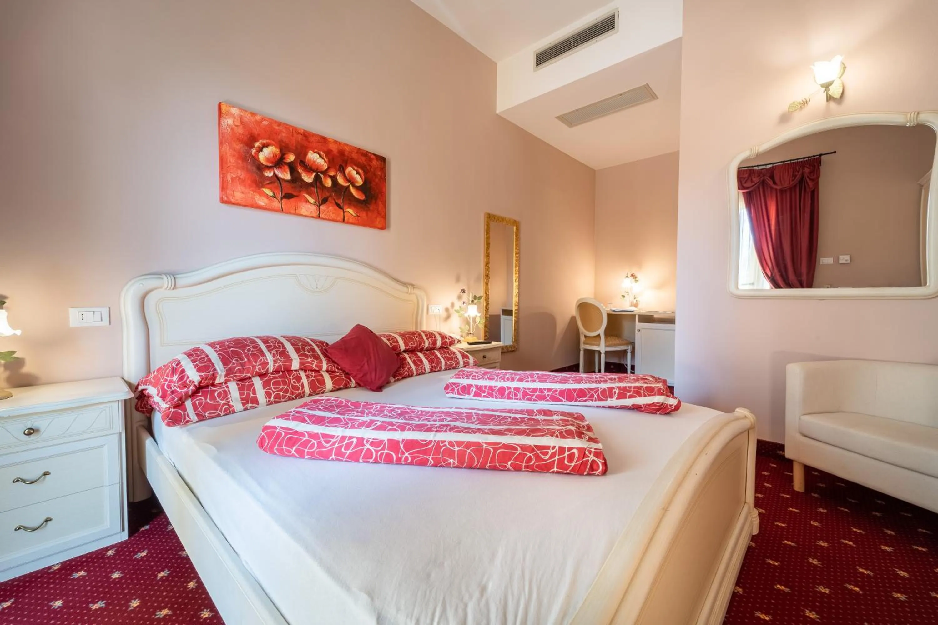 Bedroom in Borgo dei Poeti Romantik Hotel