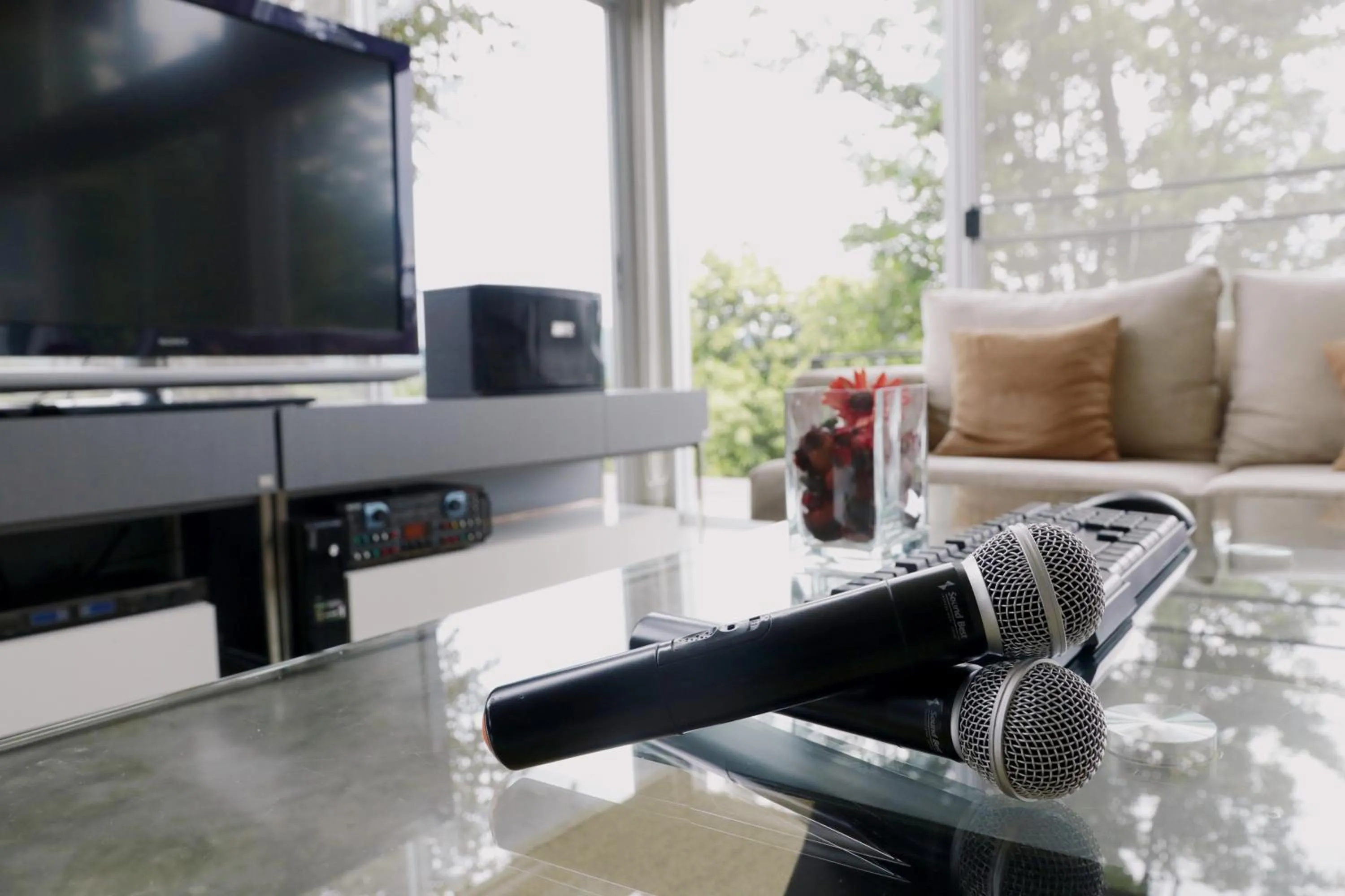 Communal lounge/ TV room in Mighty Mountain Thailand
