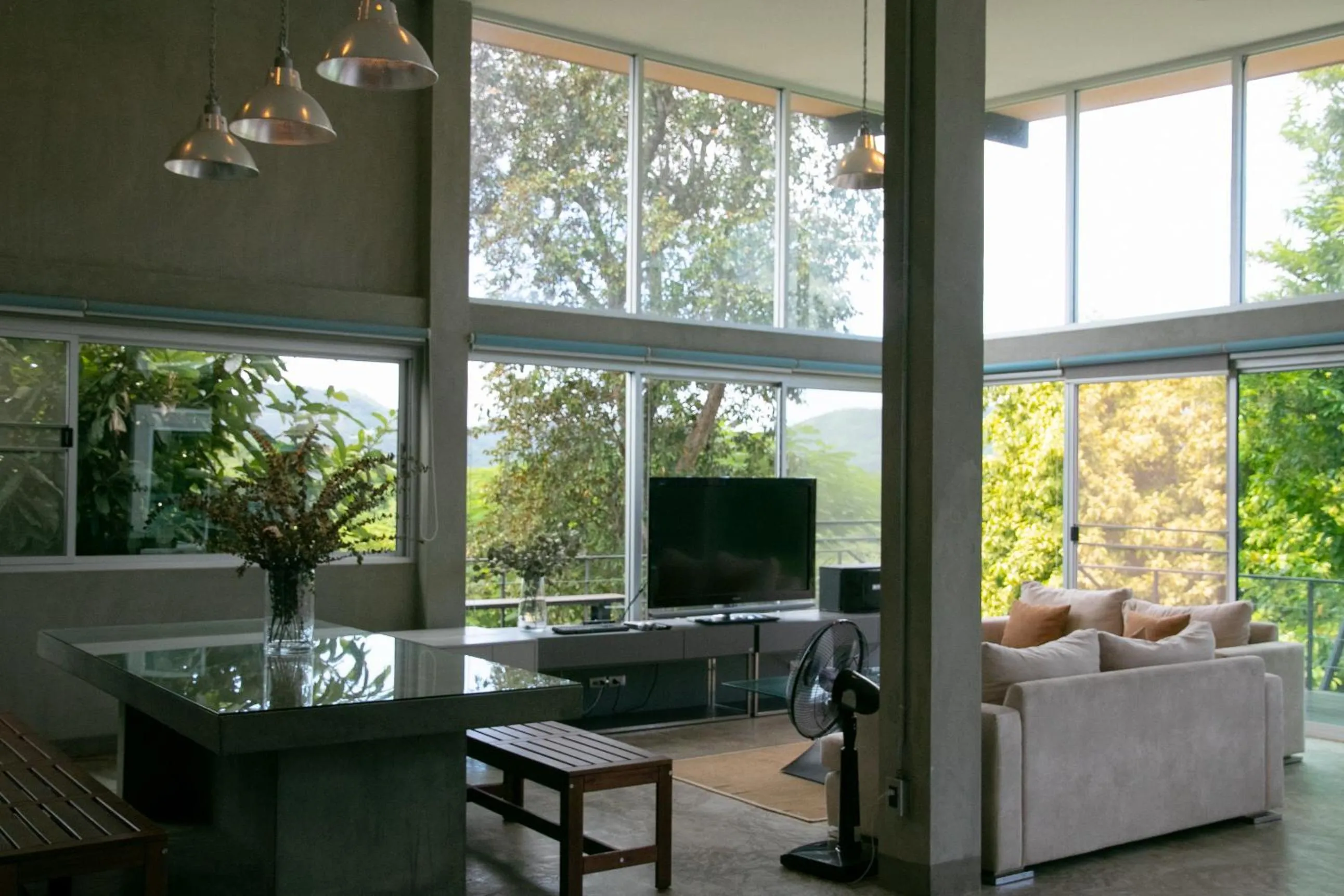 Living room in Mighty Mountain Thailand