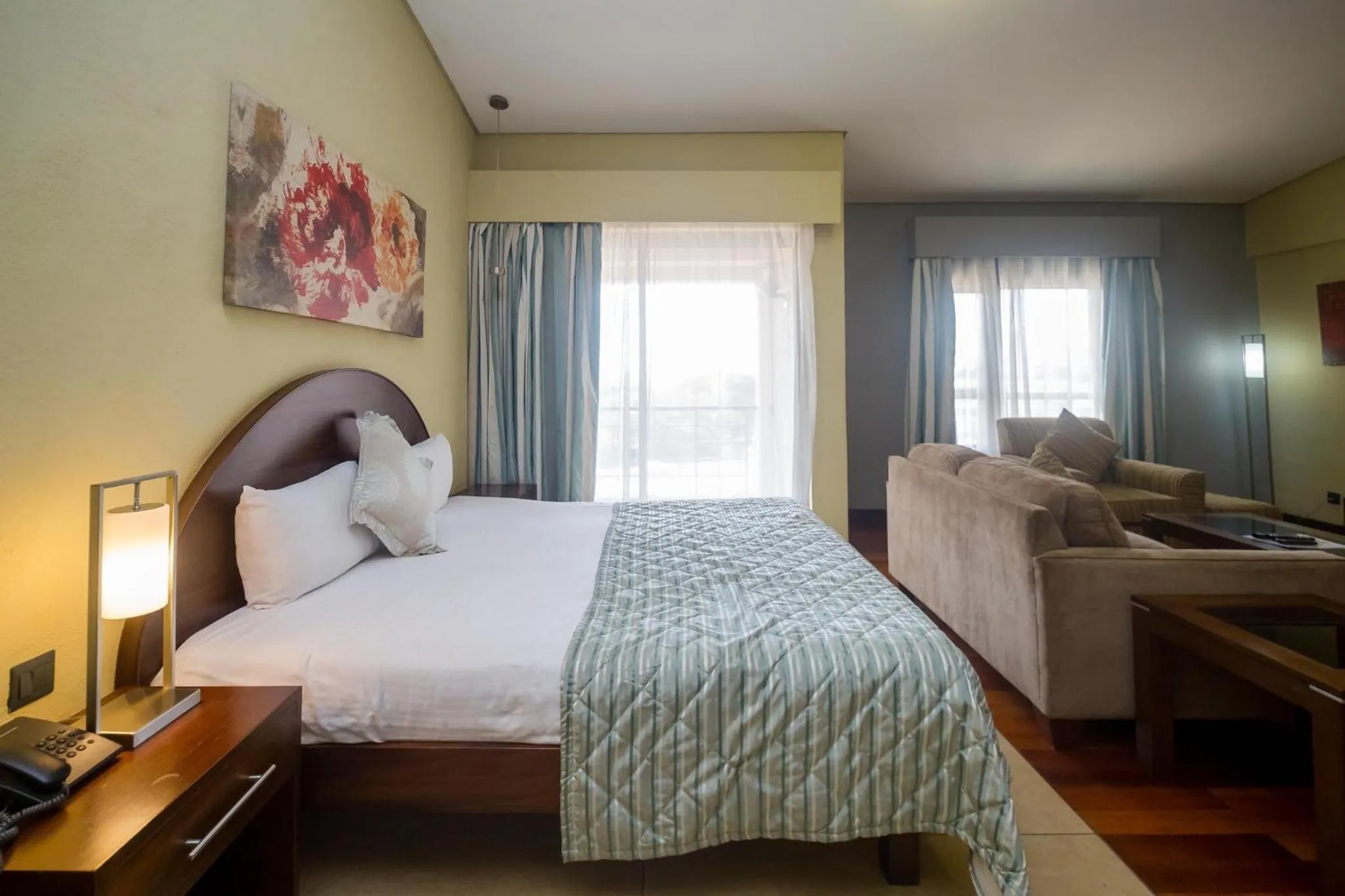 Photo of the whole room, Bed in Taarifa Suites by Dunhill Serviced Apartments