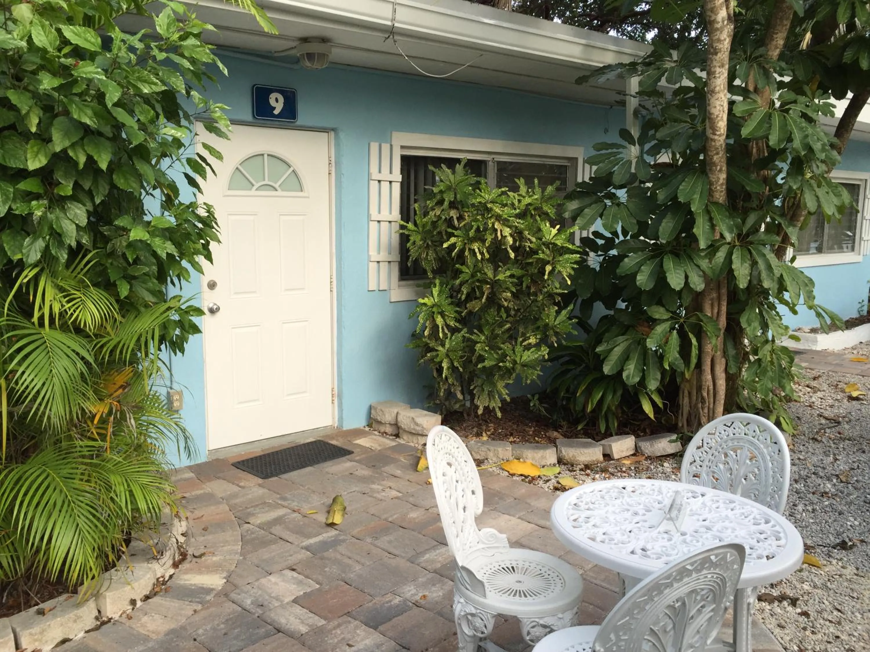 Patio in Seafarer Key Largo Resort and Beach