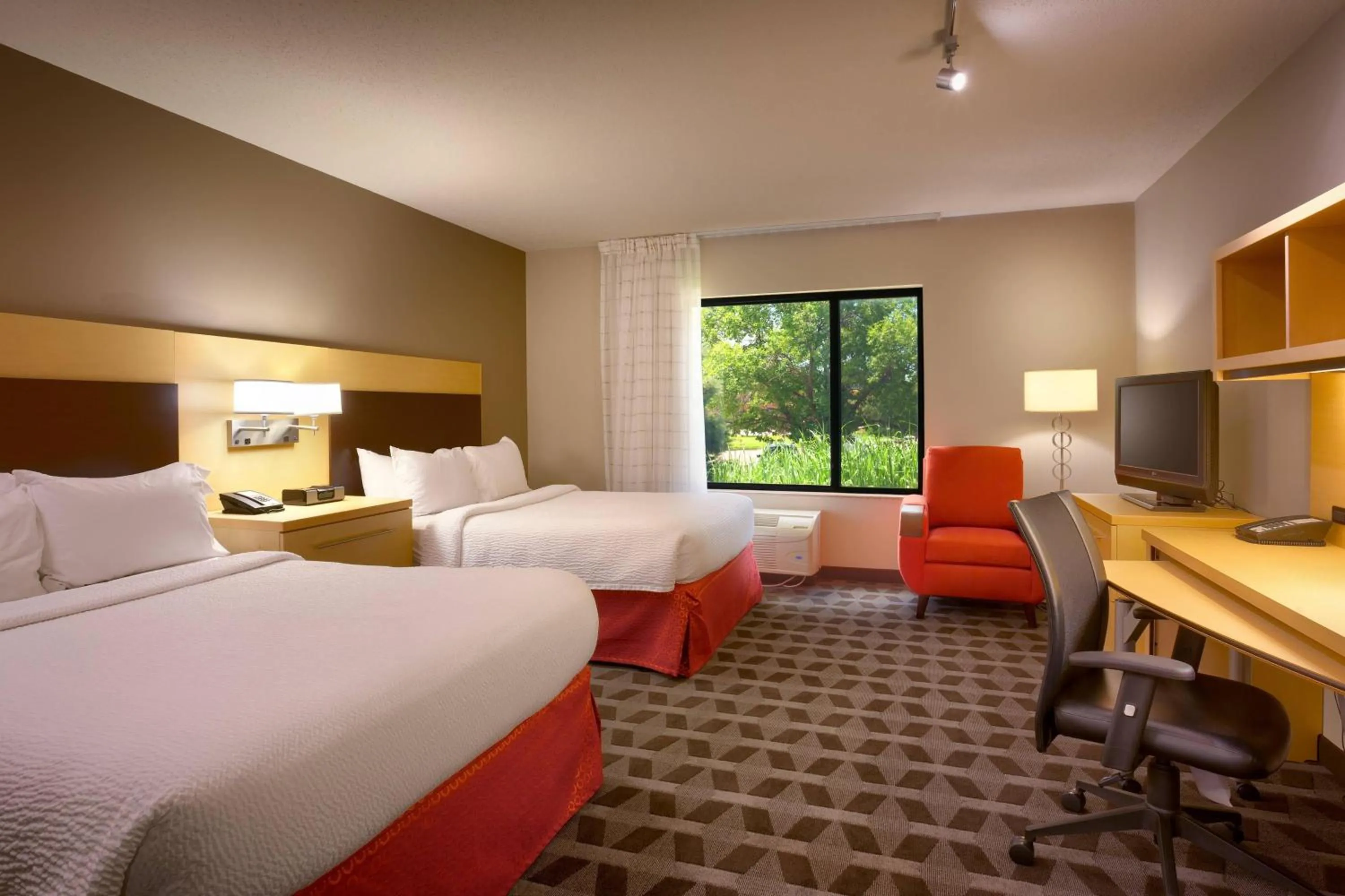 Photo of the whole room, Bed in TownePlace Suites Omaha West