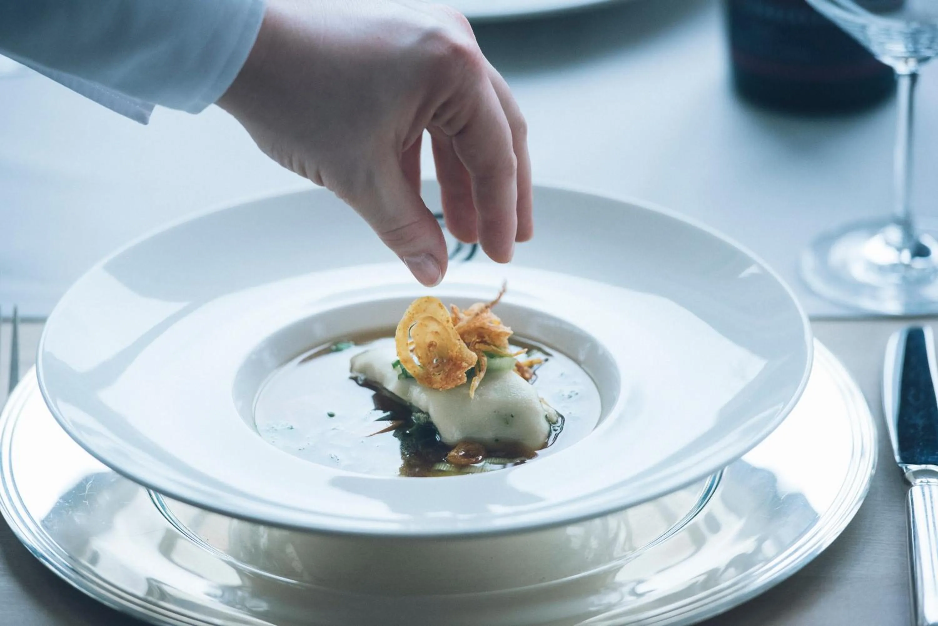 Food close-up in Das Wildeck Hotel & Restaurant