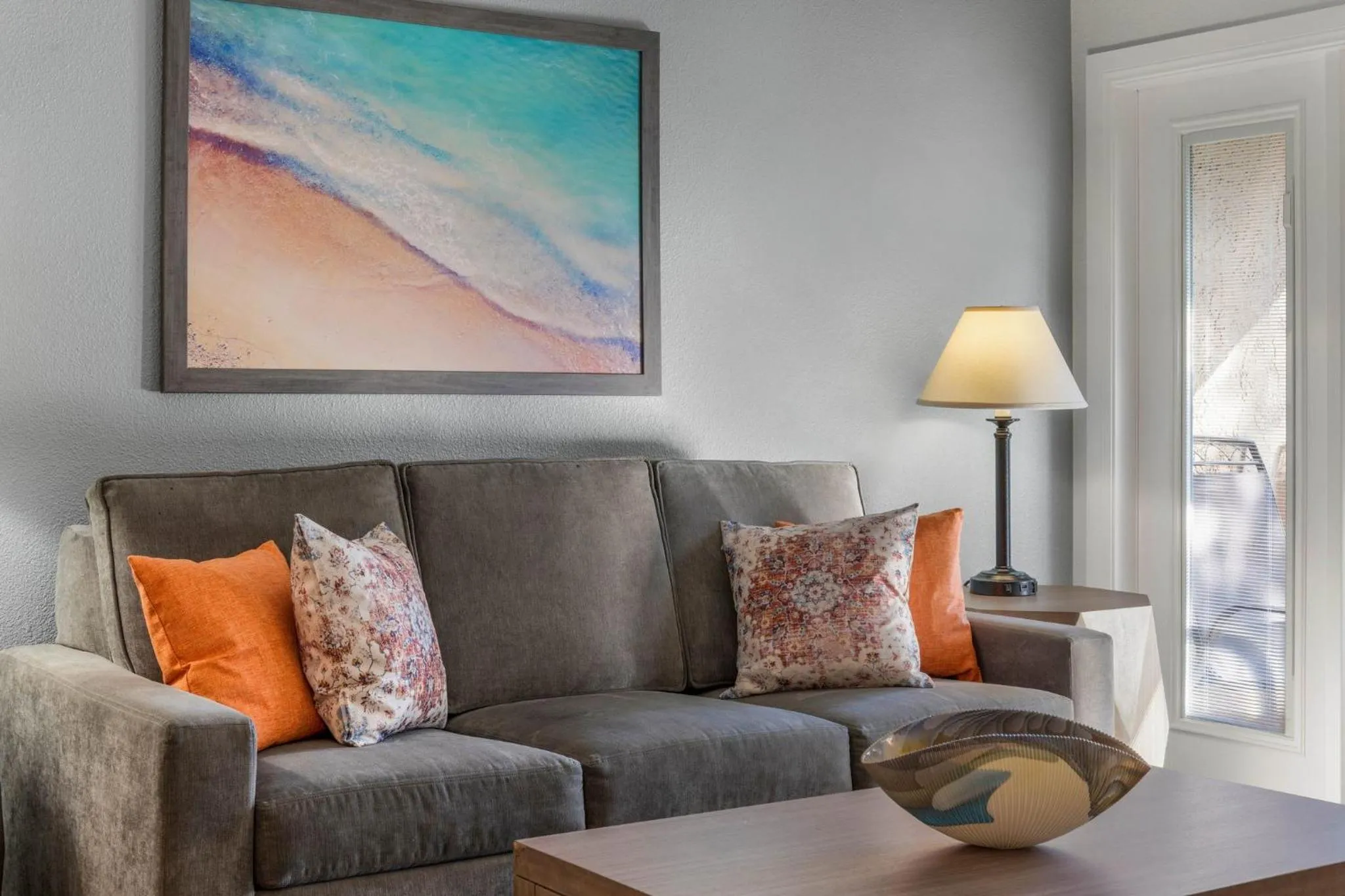 Living room in Club Wyndham Dolphin's Cove