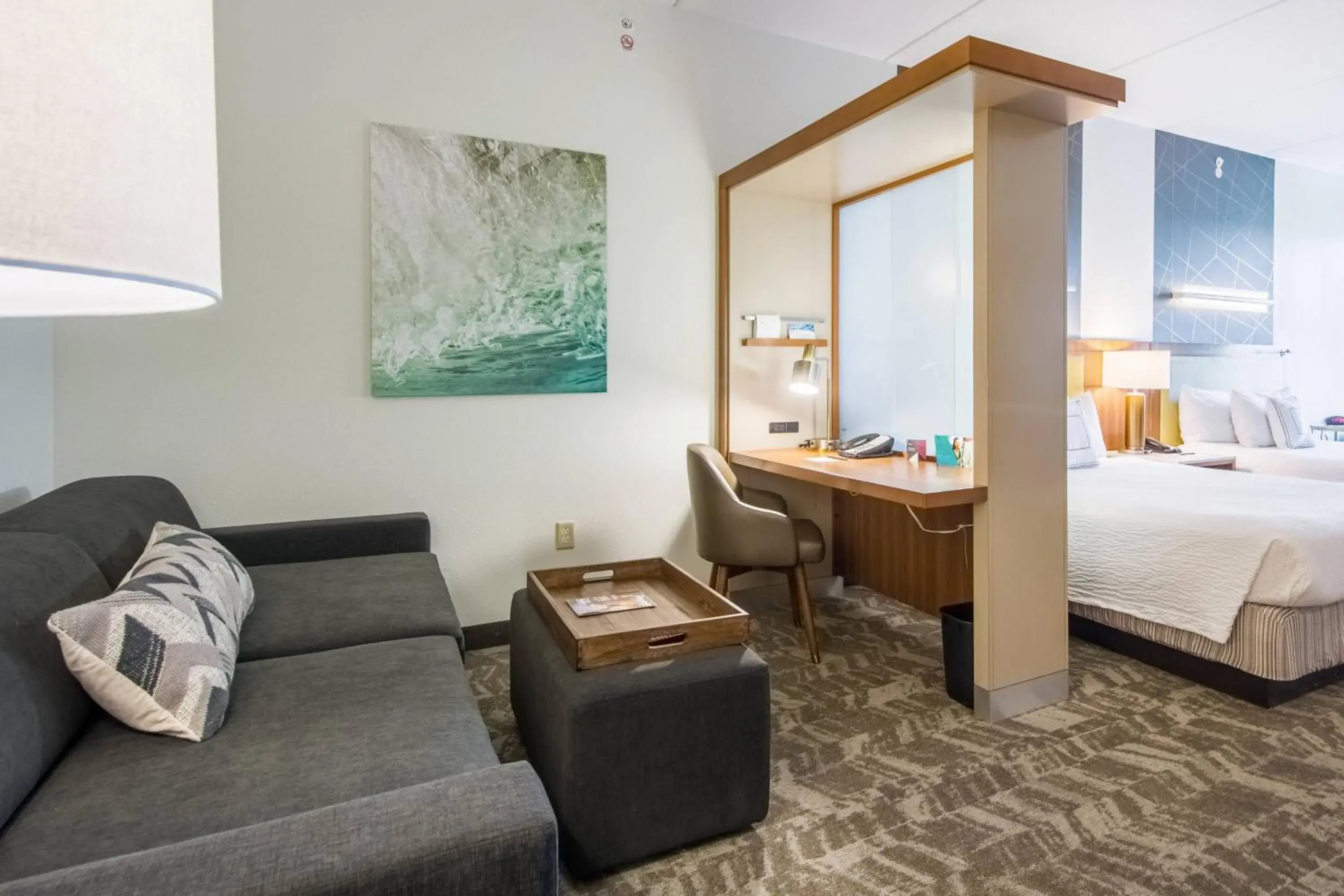 Queen Studio with Sofa Bed in SpringHill Suites Tampa North/Tampa Palms Queen Studio with Sofa Bed in SpringHill Suites Tampa North/Tampa Palms