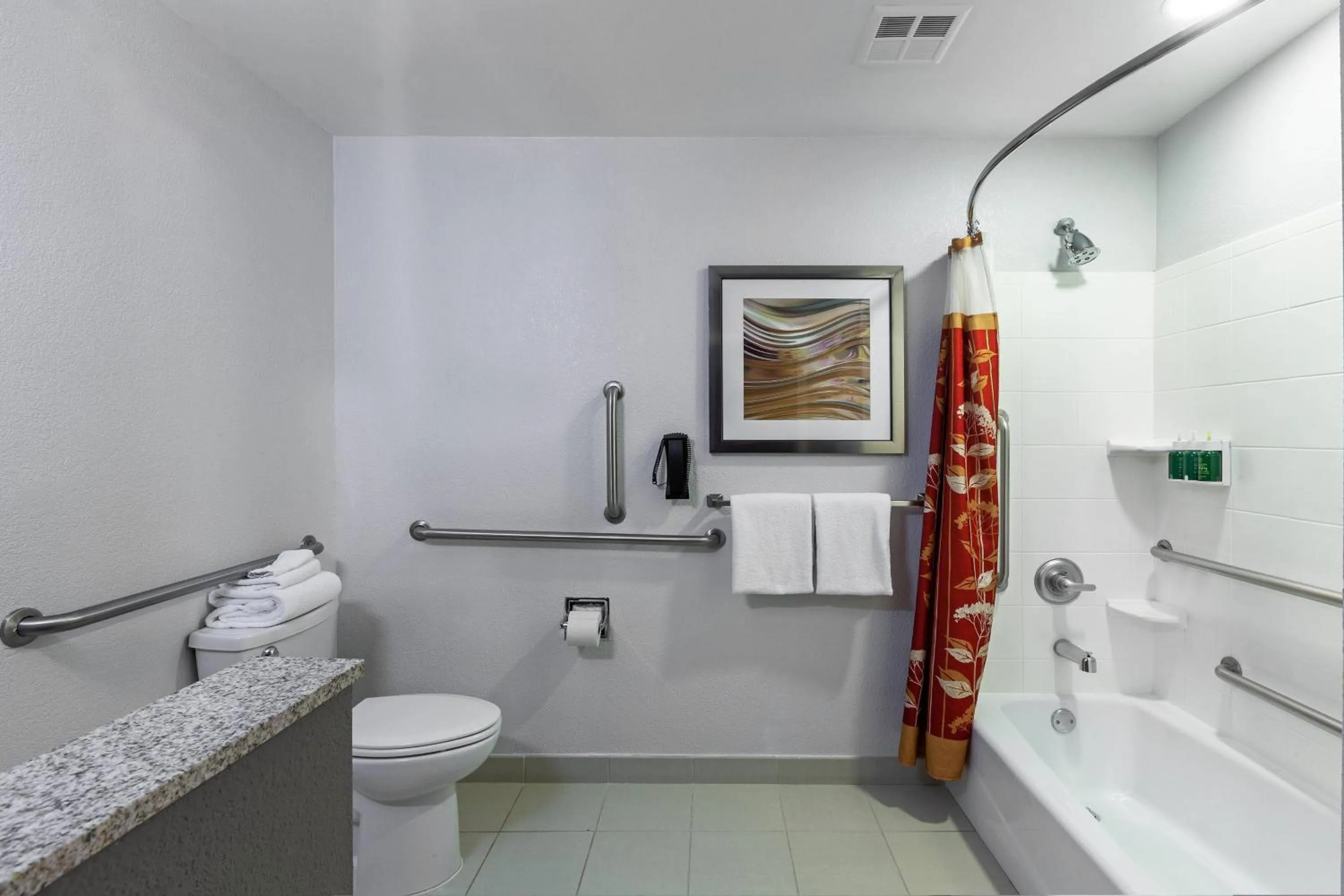 Bathroom in Courtyard by Marriott Tulsa Woodland Hills