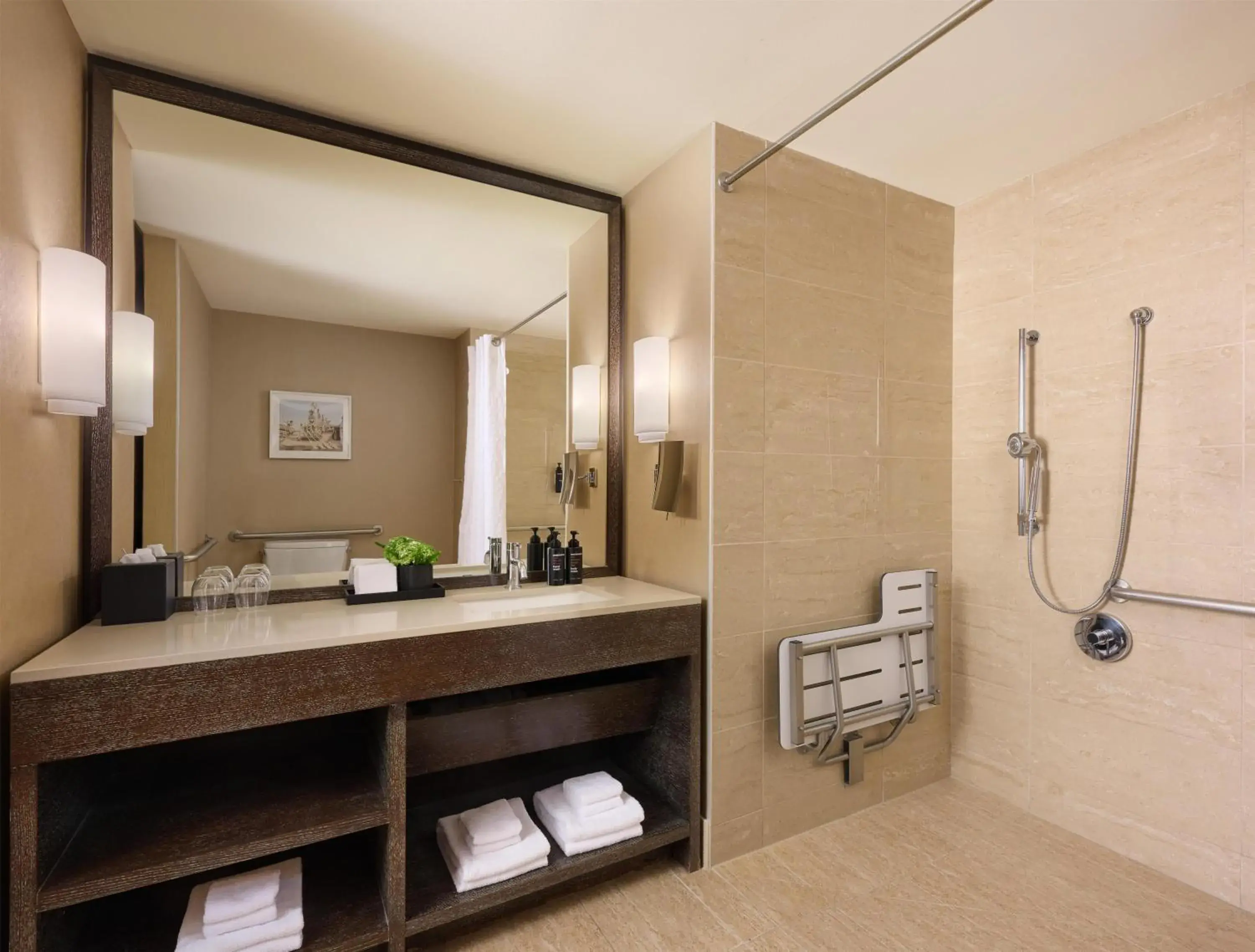 Junior King Suite with Bath Tub - Mobility/Hearing Accessible in The Royal Sonesta Chicago River North Junior King Suite with Bath Tub - Mobility/Hearing Accessible in The Royal Sonesta Chicago River North