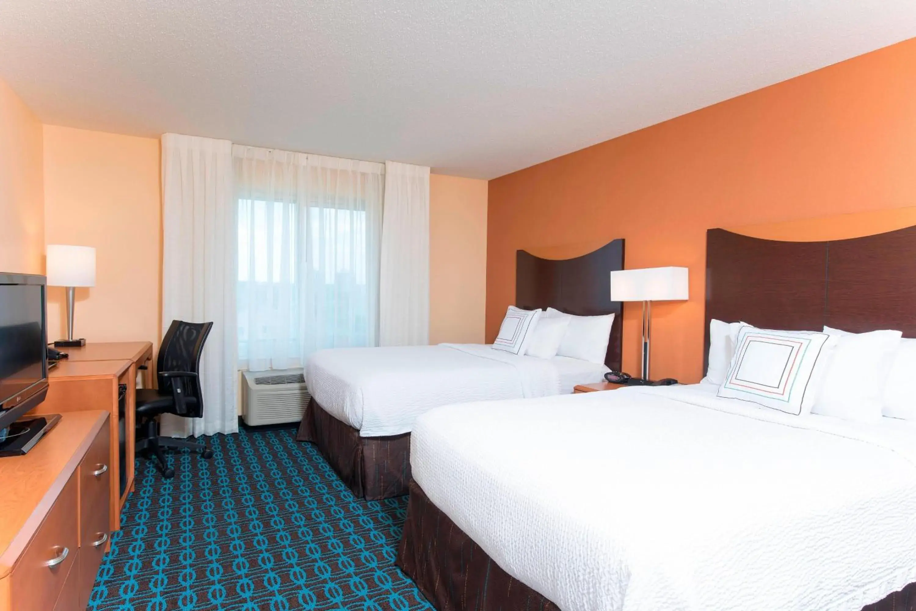 Double Room with Two Double Beds - Hearing Accessible in Fairfield Inn & Suites by Marriott Omaha Downtown Double Room with Two Double Beds - Hearing Accessible in Fairfield Inn & Suites by Marriott Omaha Downtown