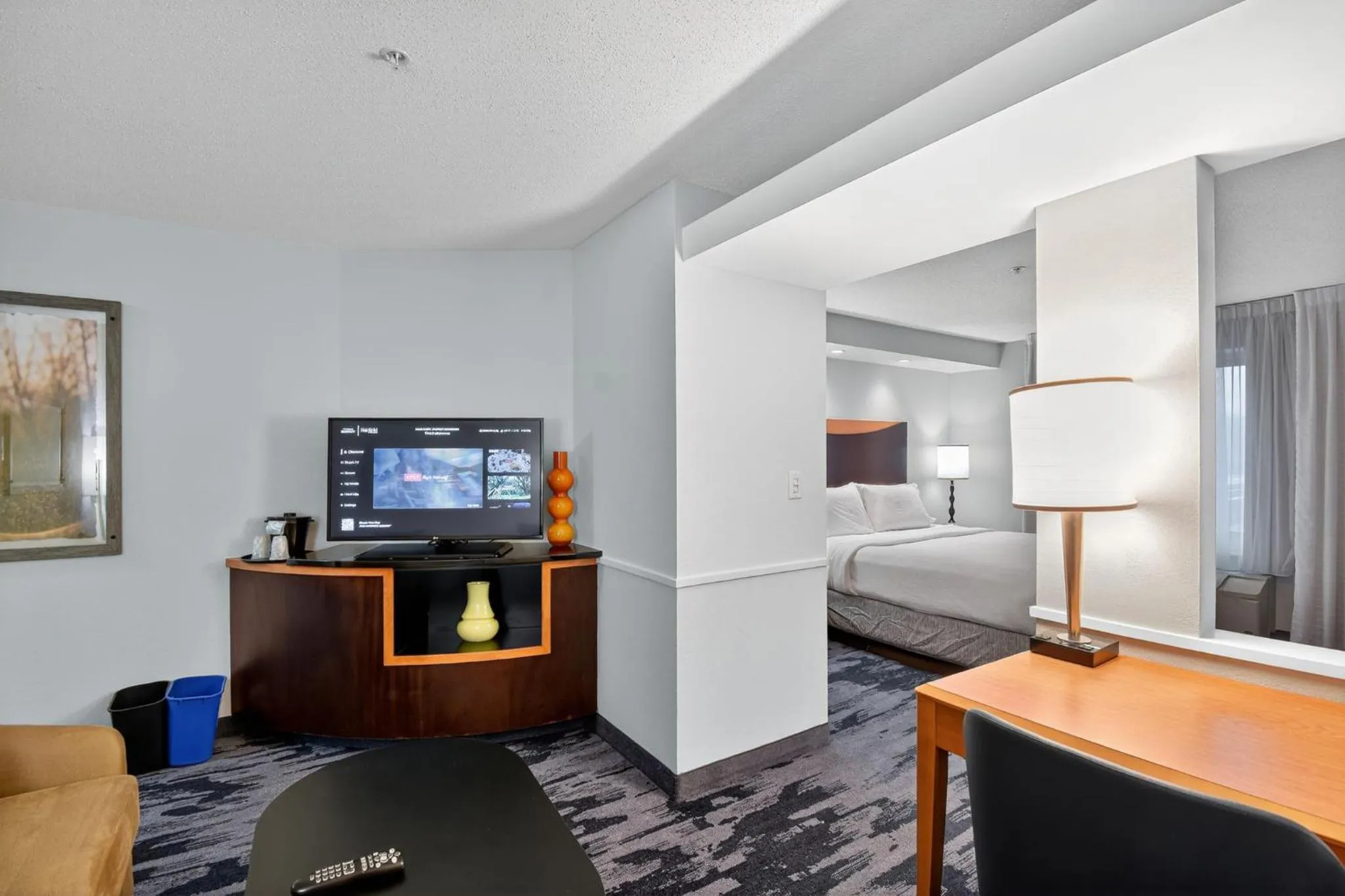 Bedroom, Bed in Fairfield Inn & Suites by Marriott Omaha Downtown