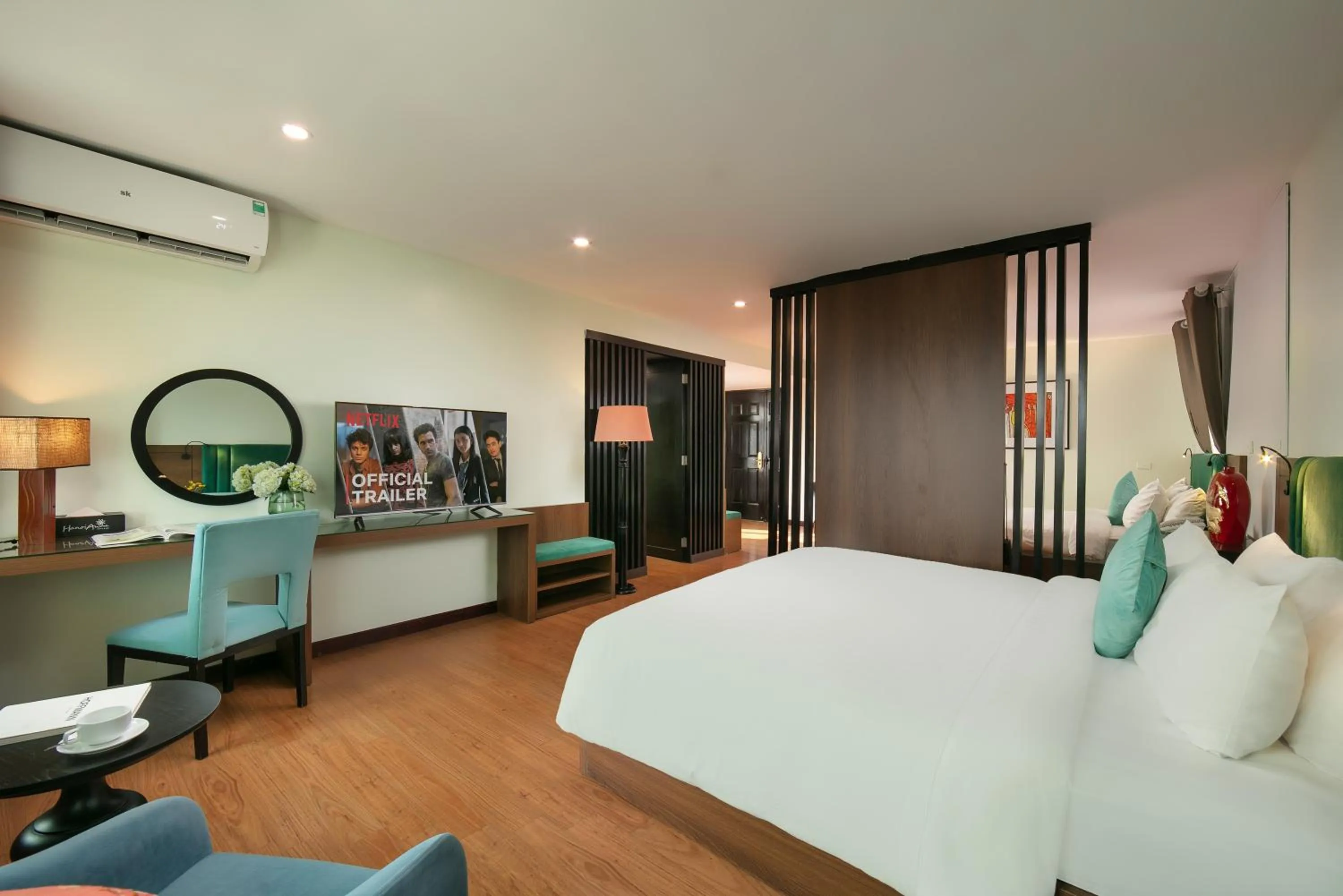 TV and multimedia, Bed in Anise Hotel & Spa Hanoi