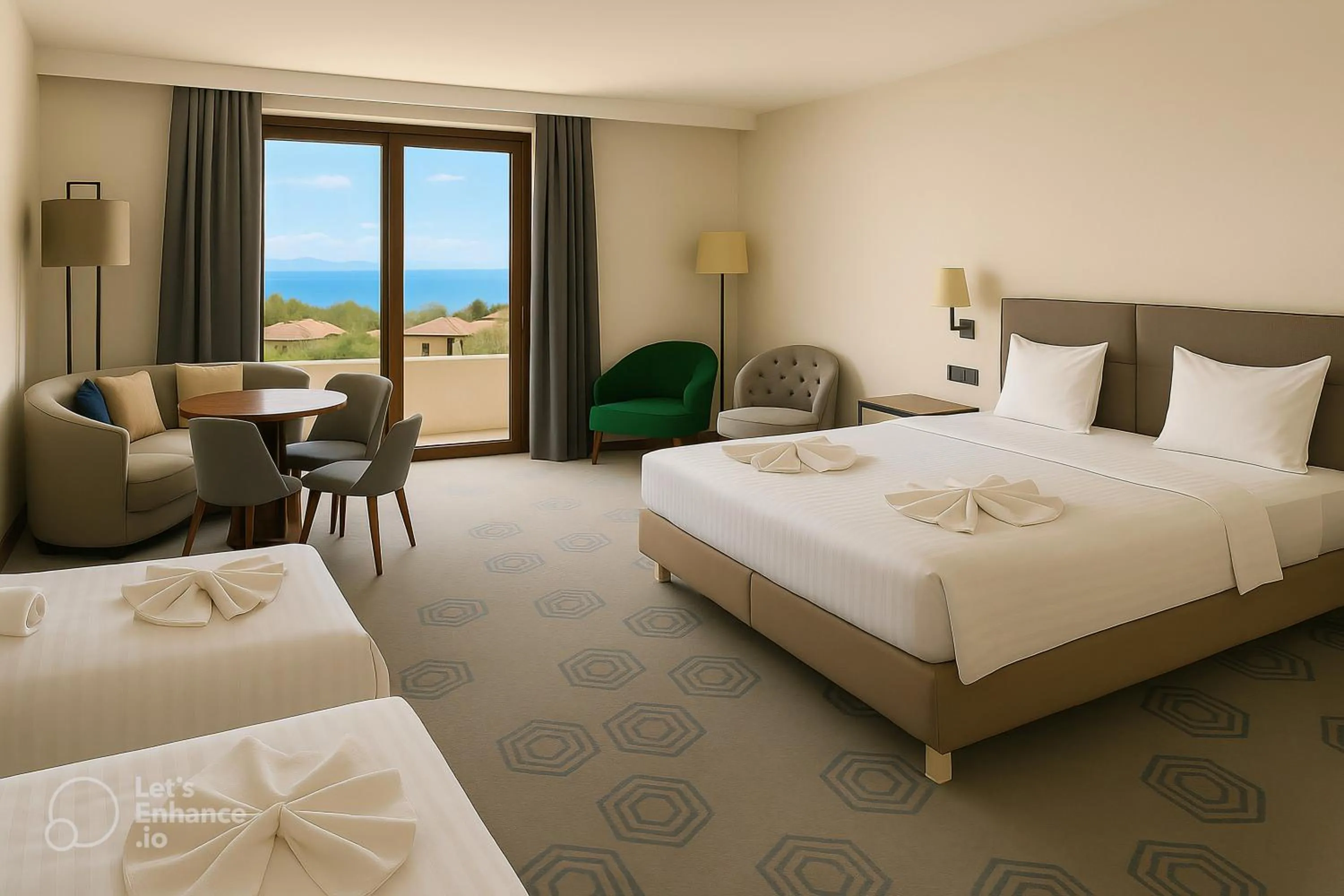 Bed in Yuksel Istanbul Yenikapı Hotel