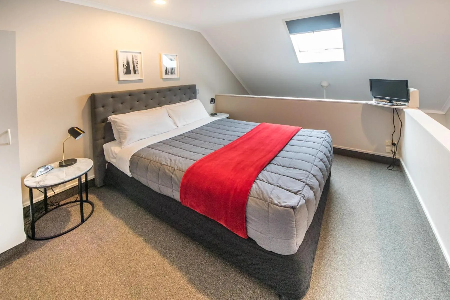 Bed in Bay Palm Motel