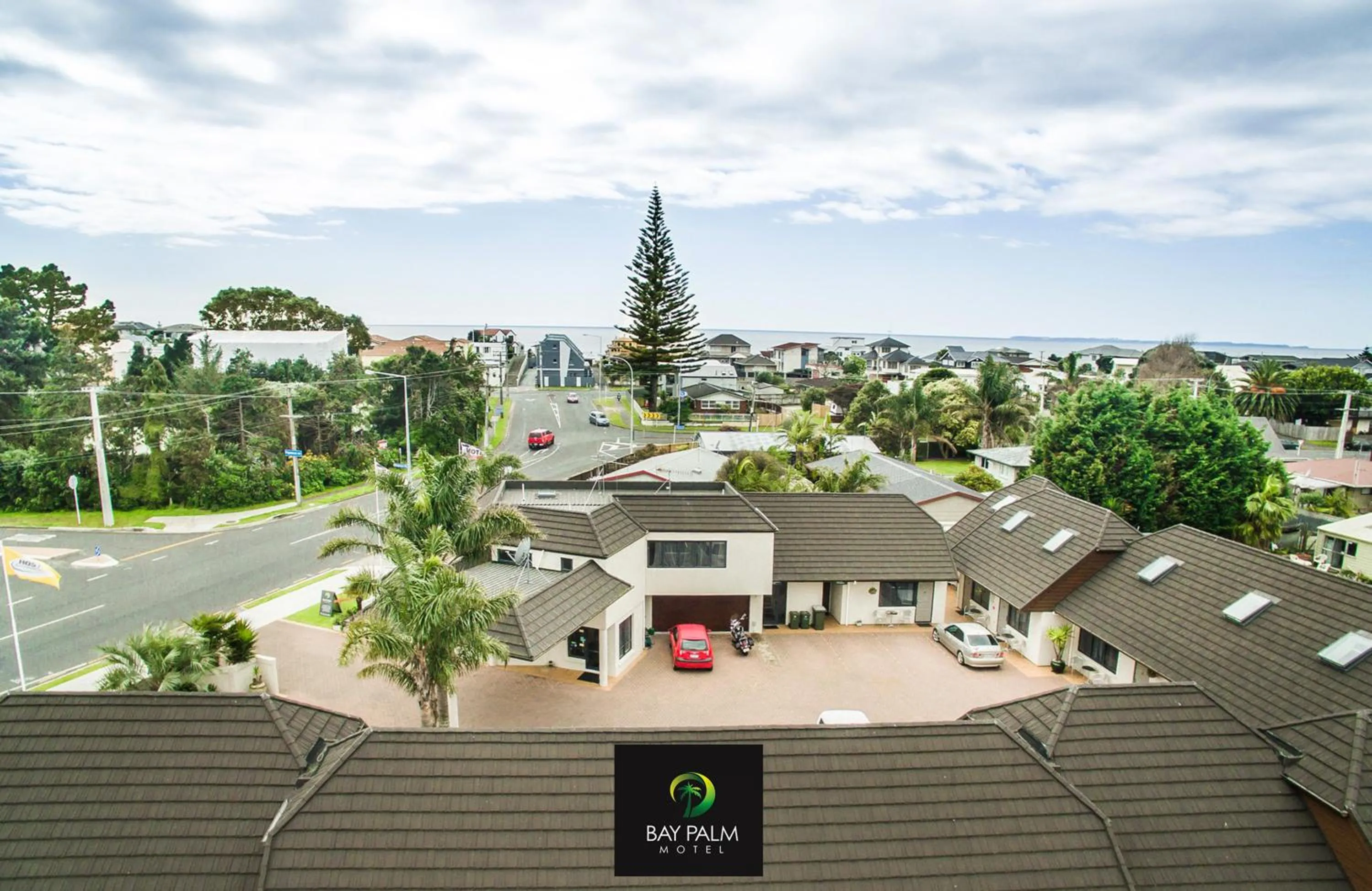 Bird's eye view in Bay Palm Motel