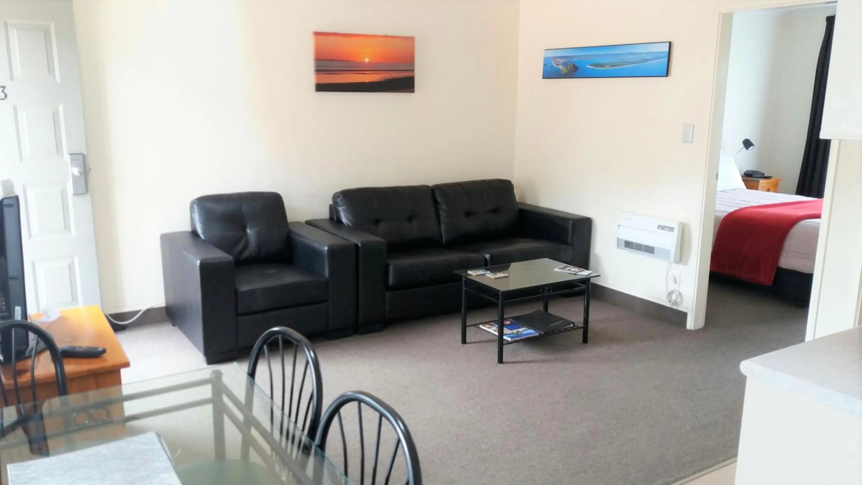 Bed in Bay Palm Motel