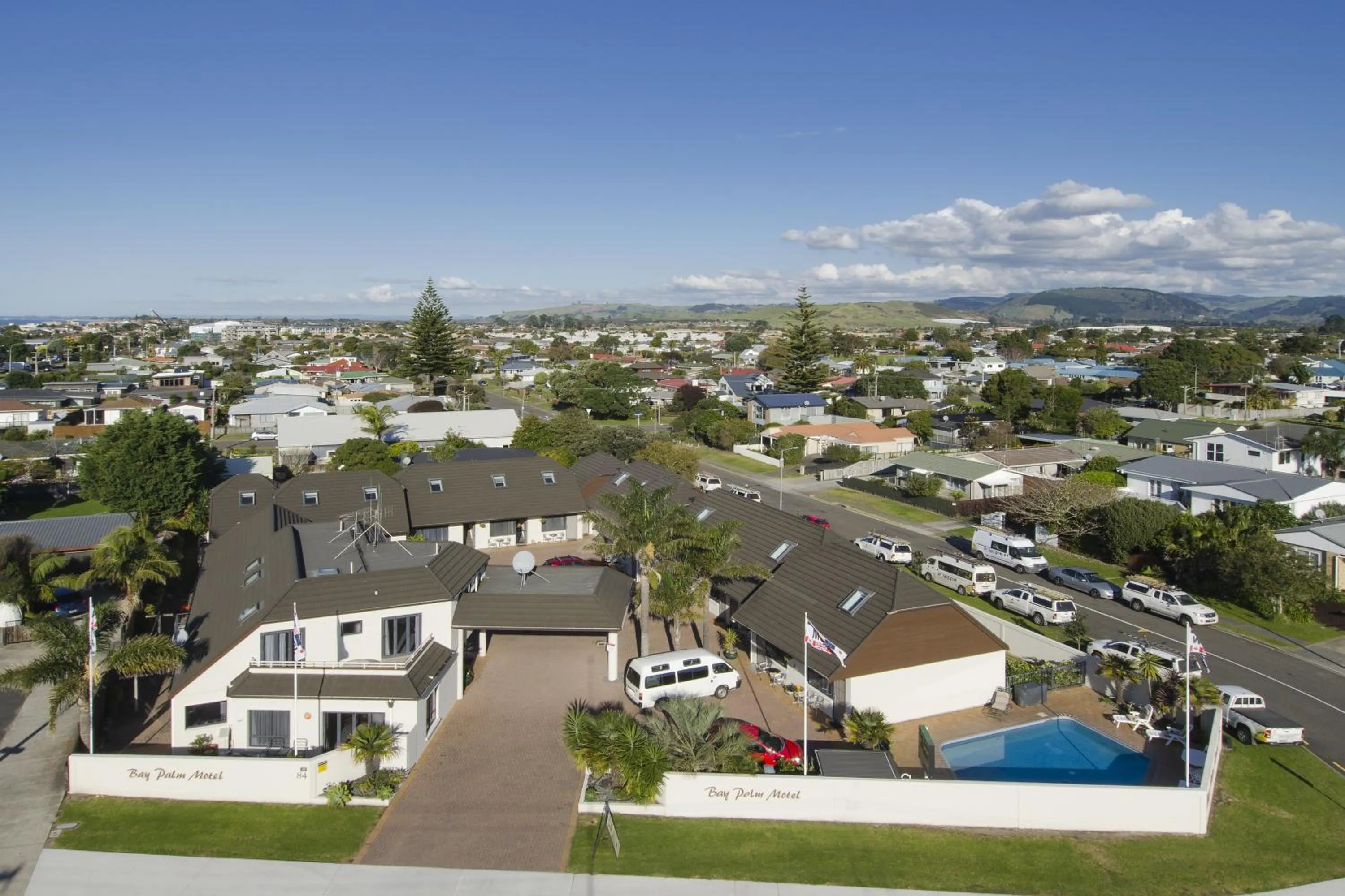 Bird's eye view in Bay Palm Motel