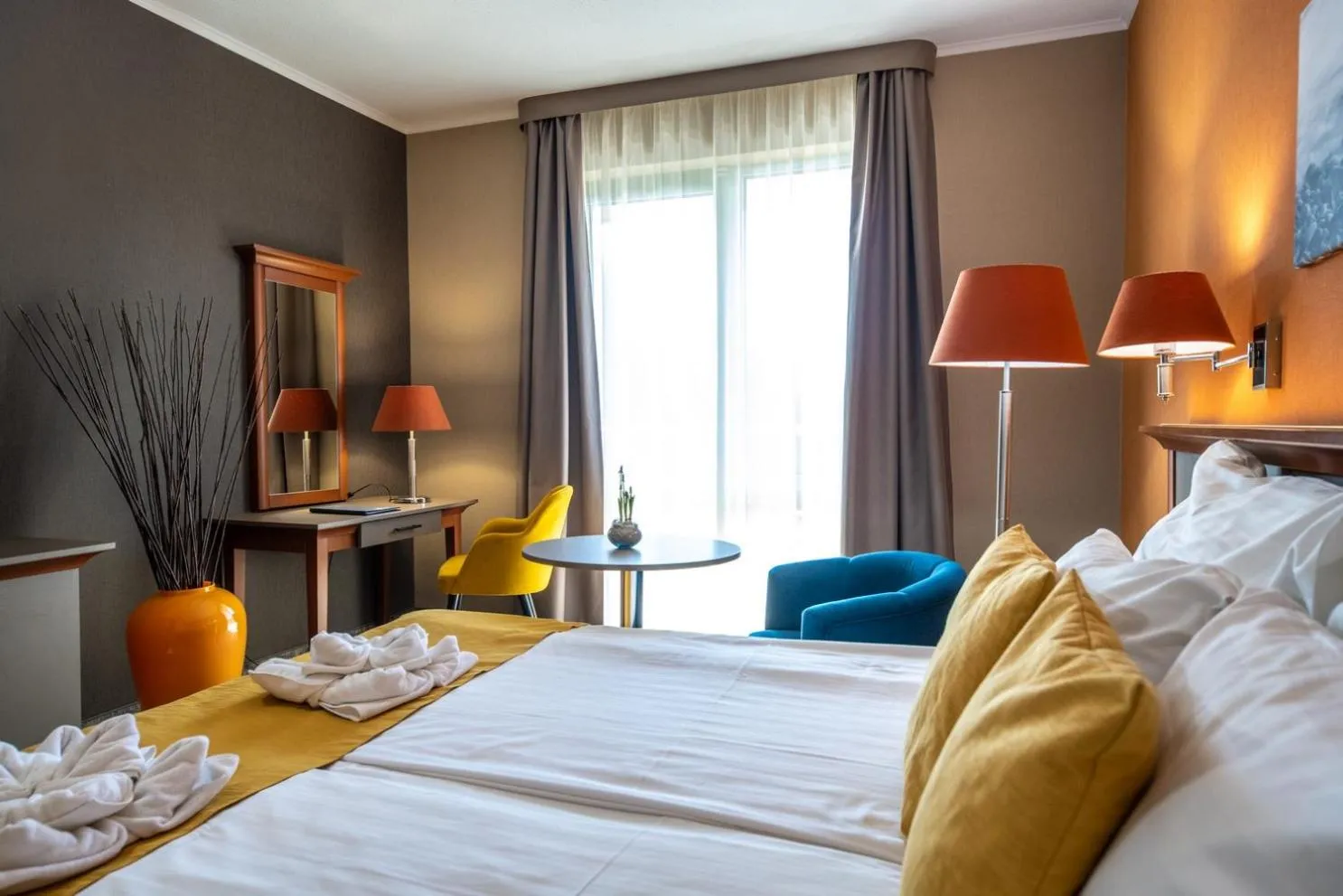 Balcony/Terrace, Bed in Balneo Hotel Zsori Thermal & Wellness