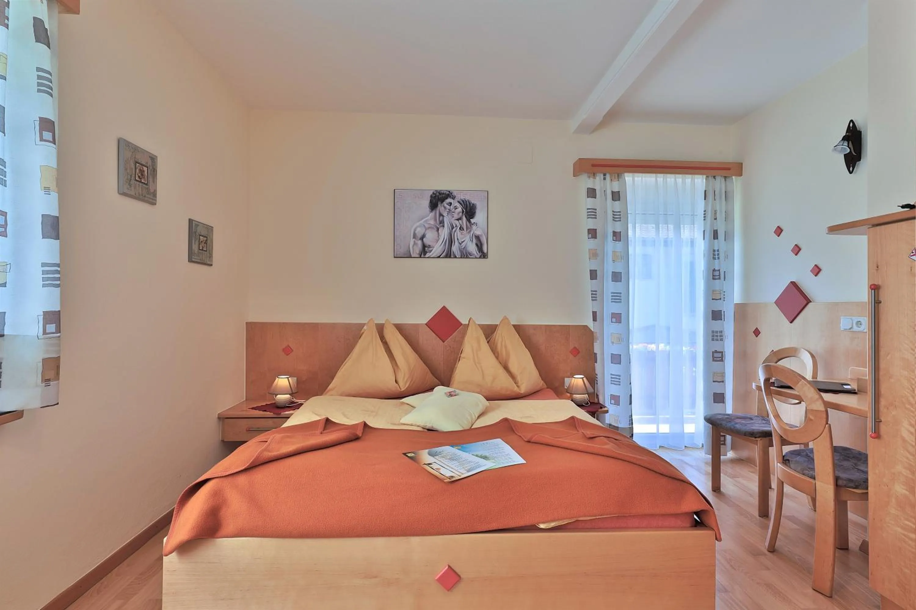 Bed in Hotel Garni Zerza