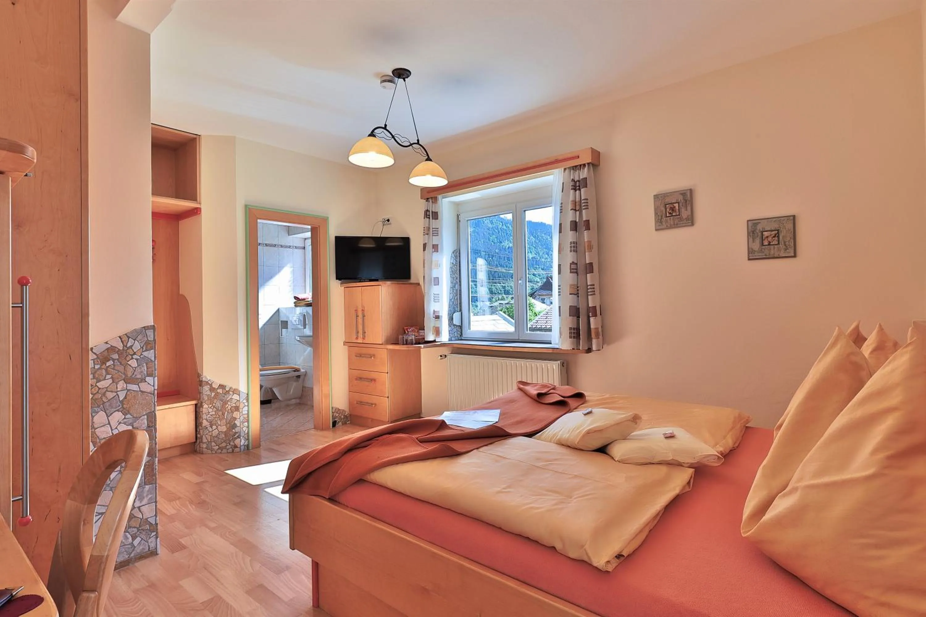 Bed in Hotel Garni Zerza