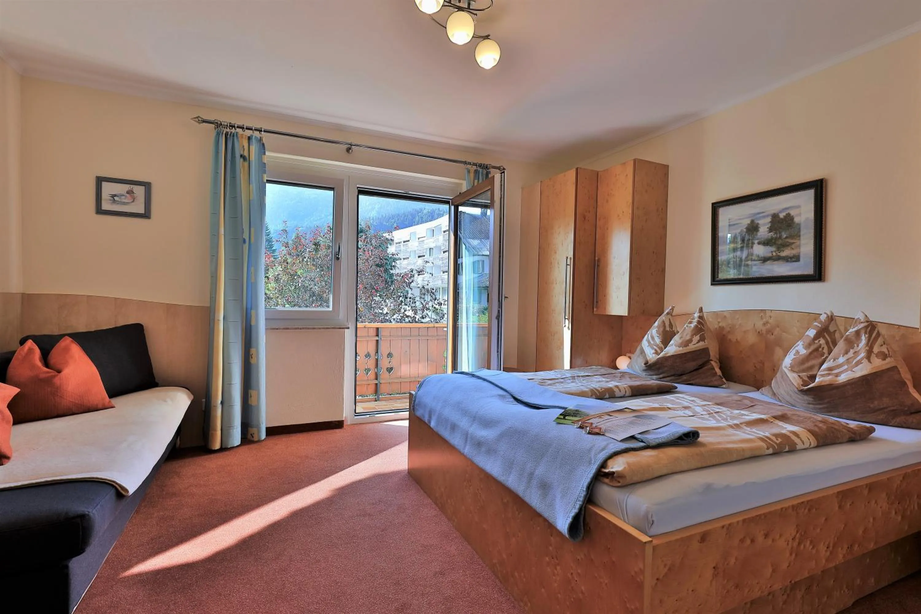 Bed in Hotel Garni Zerza