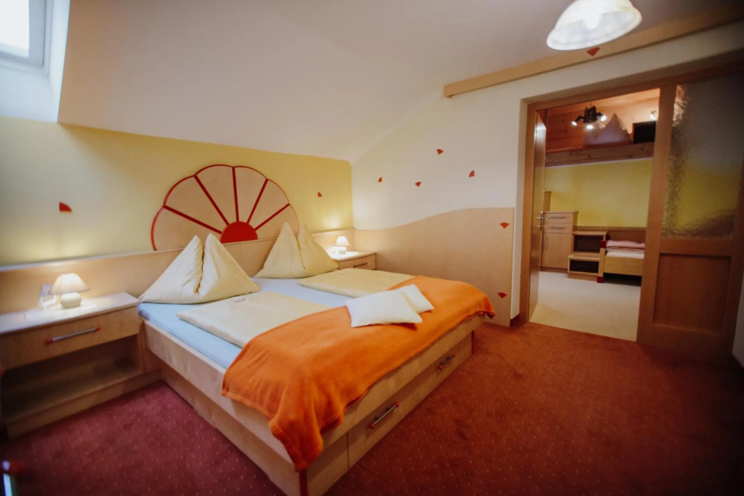 Bed in Hotel Garni Zerza