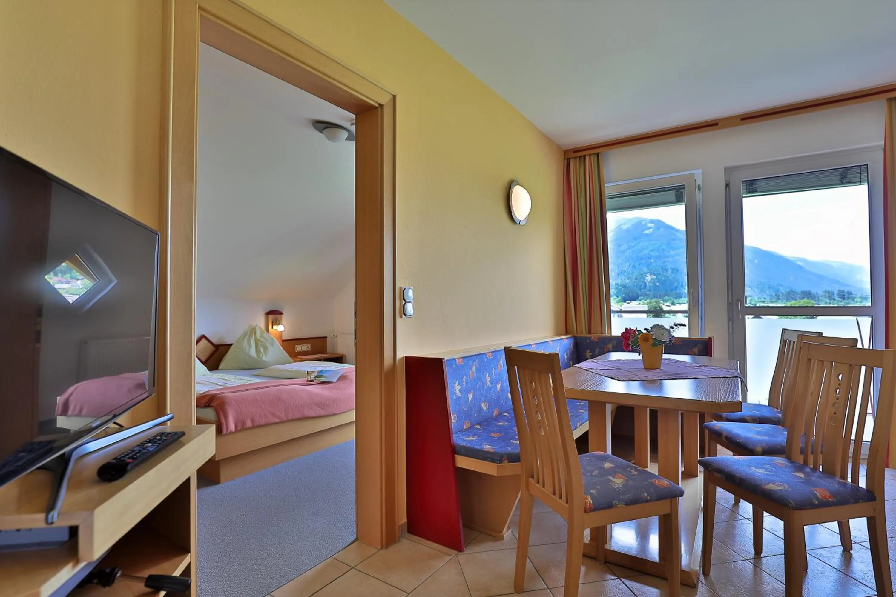 Bed in Hotel Garni Zerza