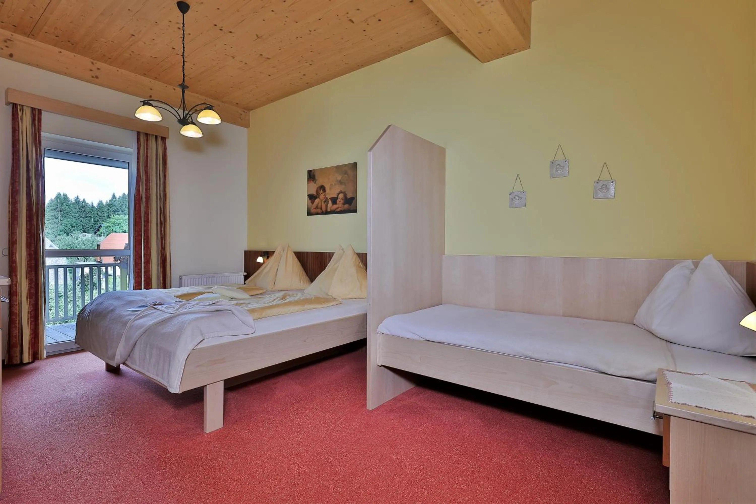 Bed in Hotel Garni Zerza