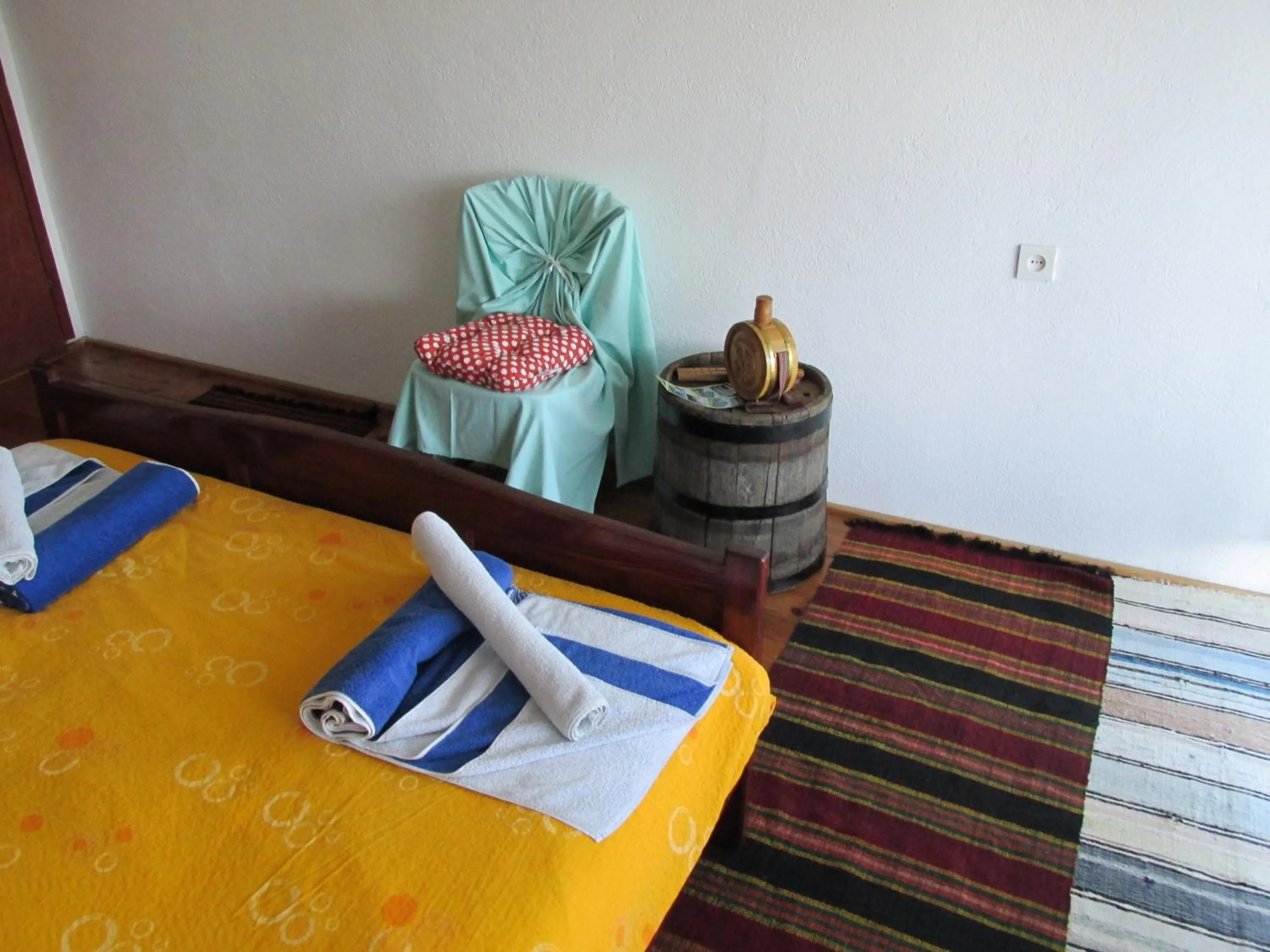 Bed in Country House Roman
