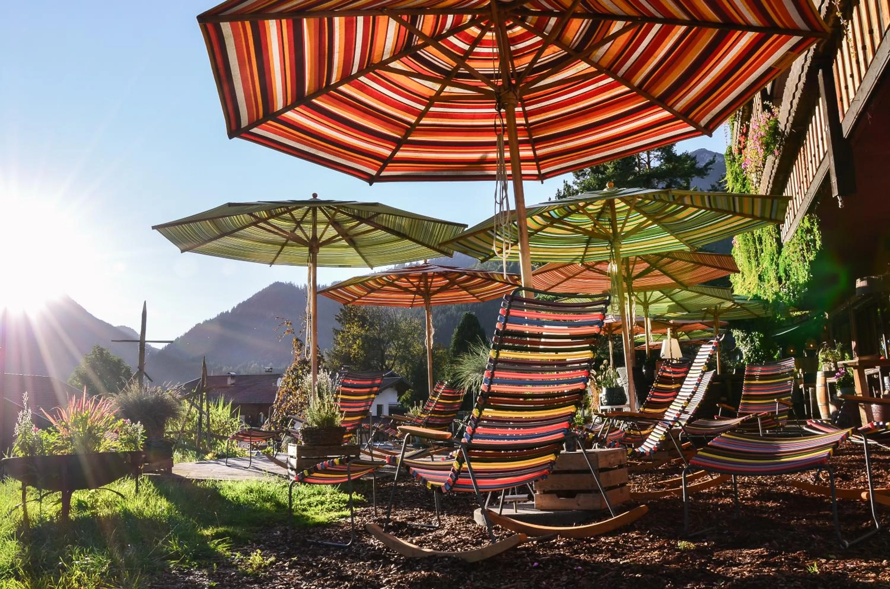 Garden in Hotel Ehrwalderhof
