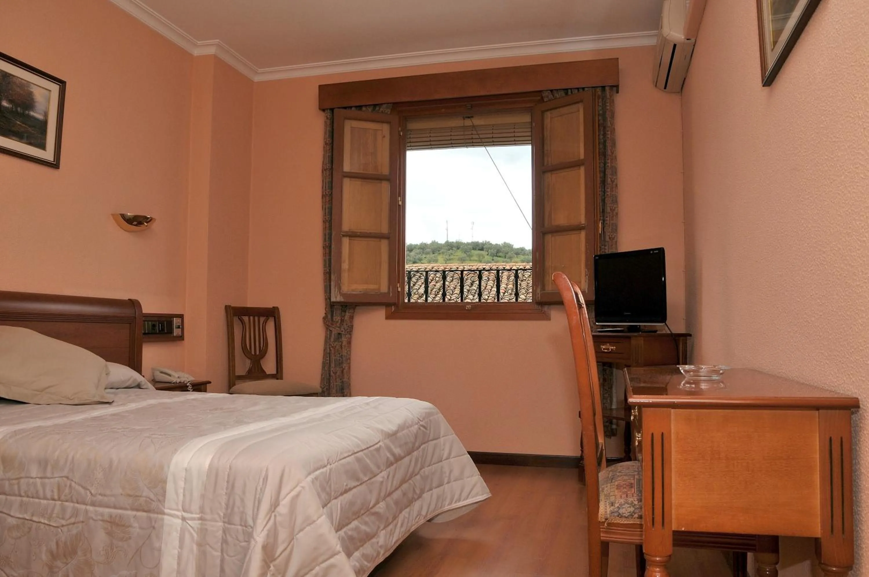 Bed in Hotel Los Castaños