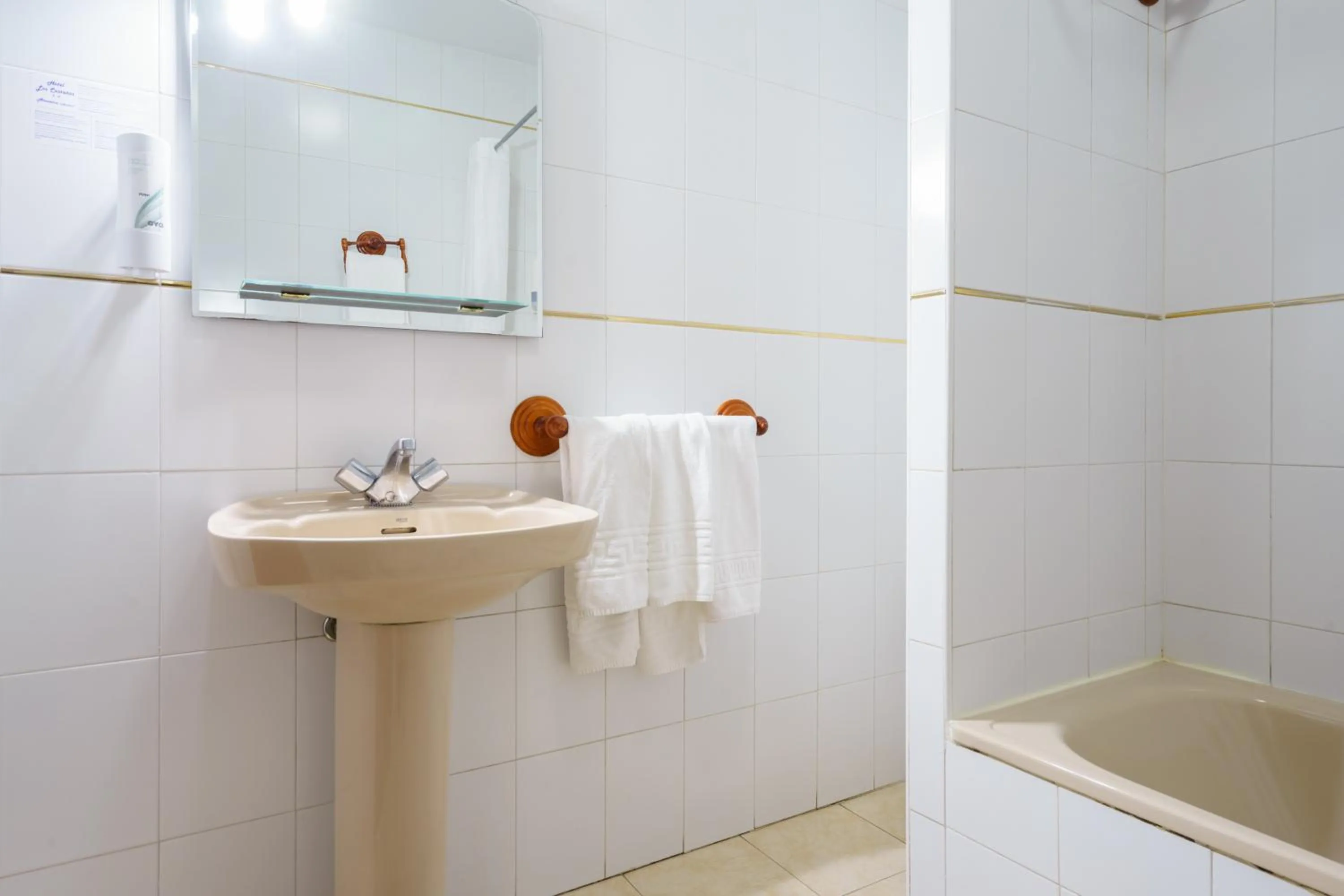 Bathroom in Hotel Los Castaños